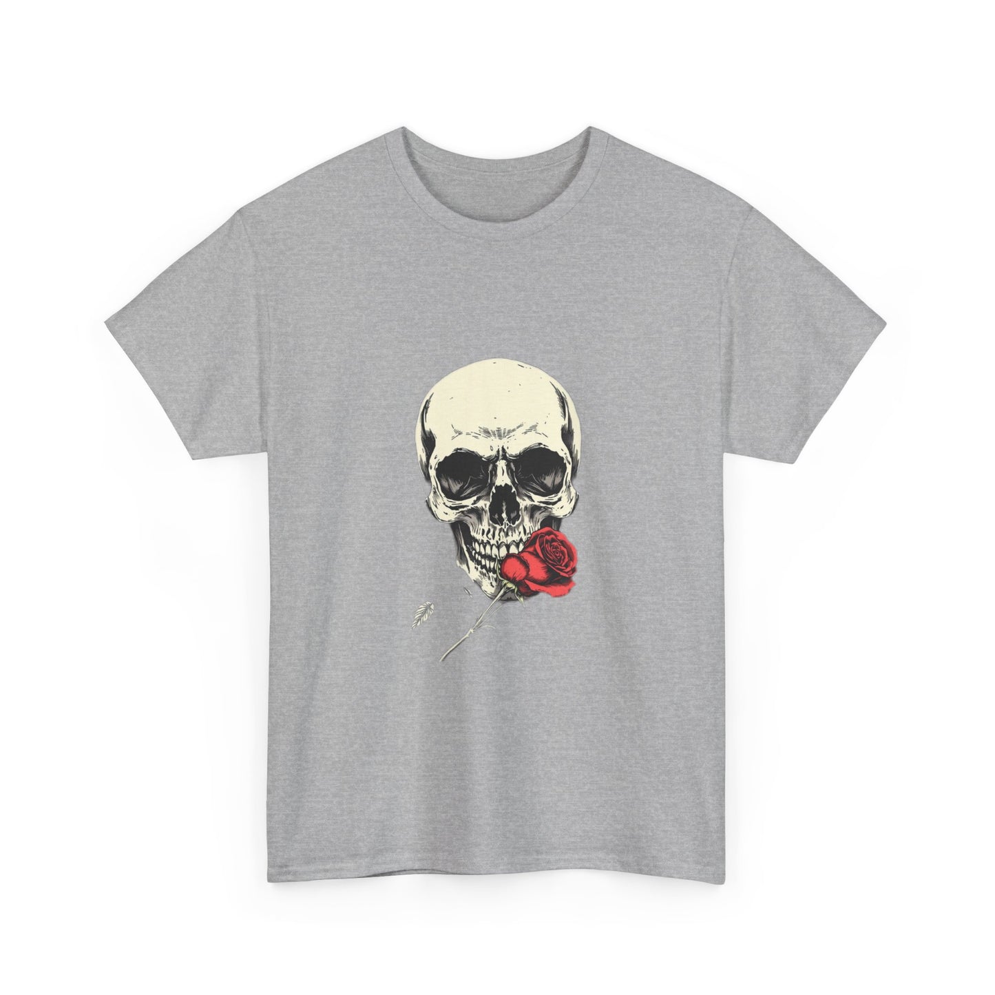 Gothic Y2k Skull Rose Unisex Tee