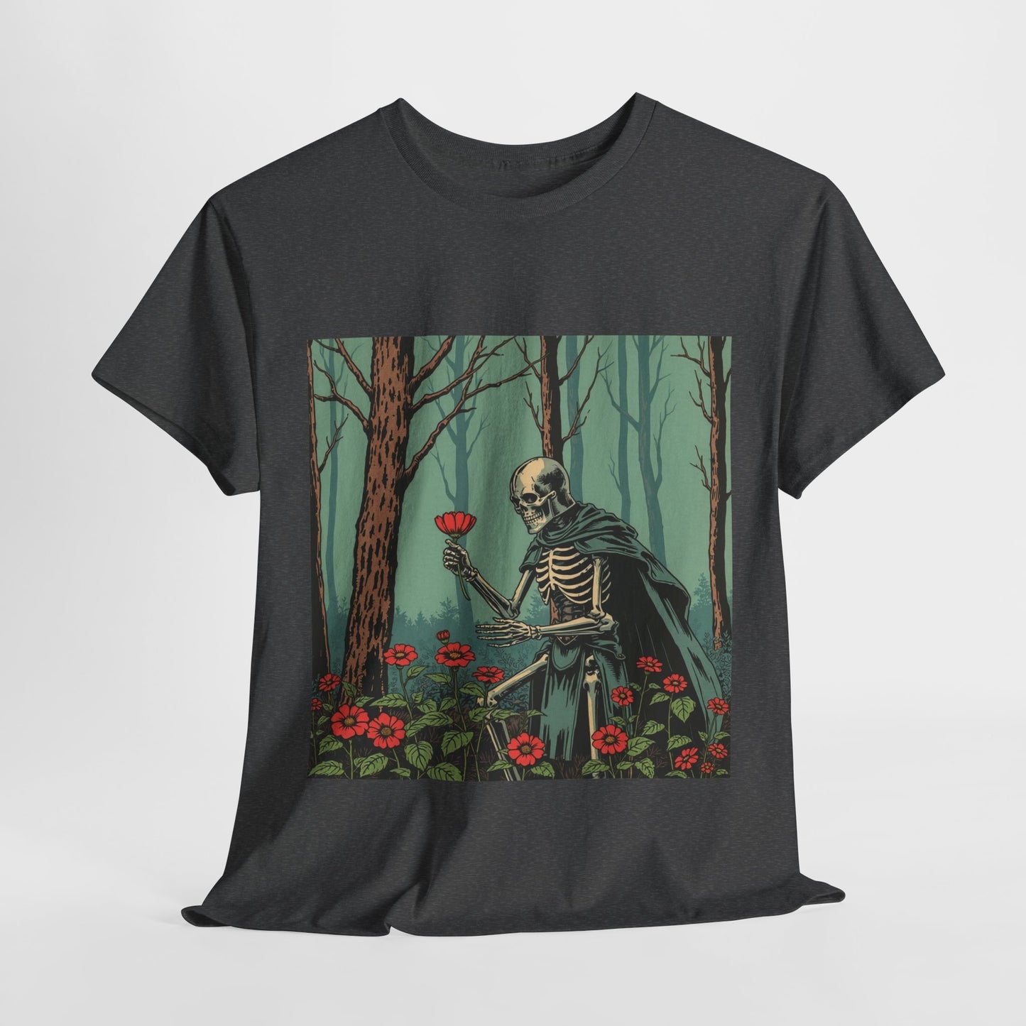 Skeleton in the Woods Unisex Heavy Cotton T-Shirt