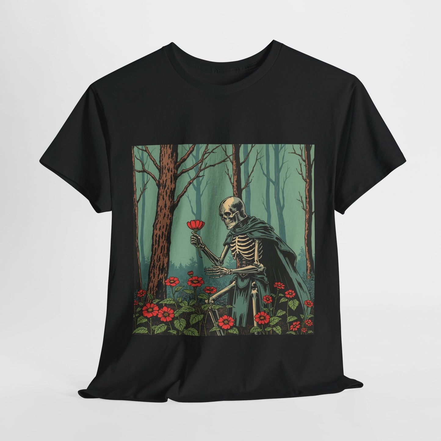 Skeleton in the Woods Unisex Heavy Cotton T-Shirt