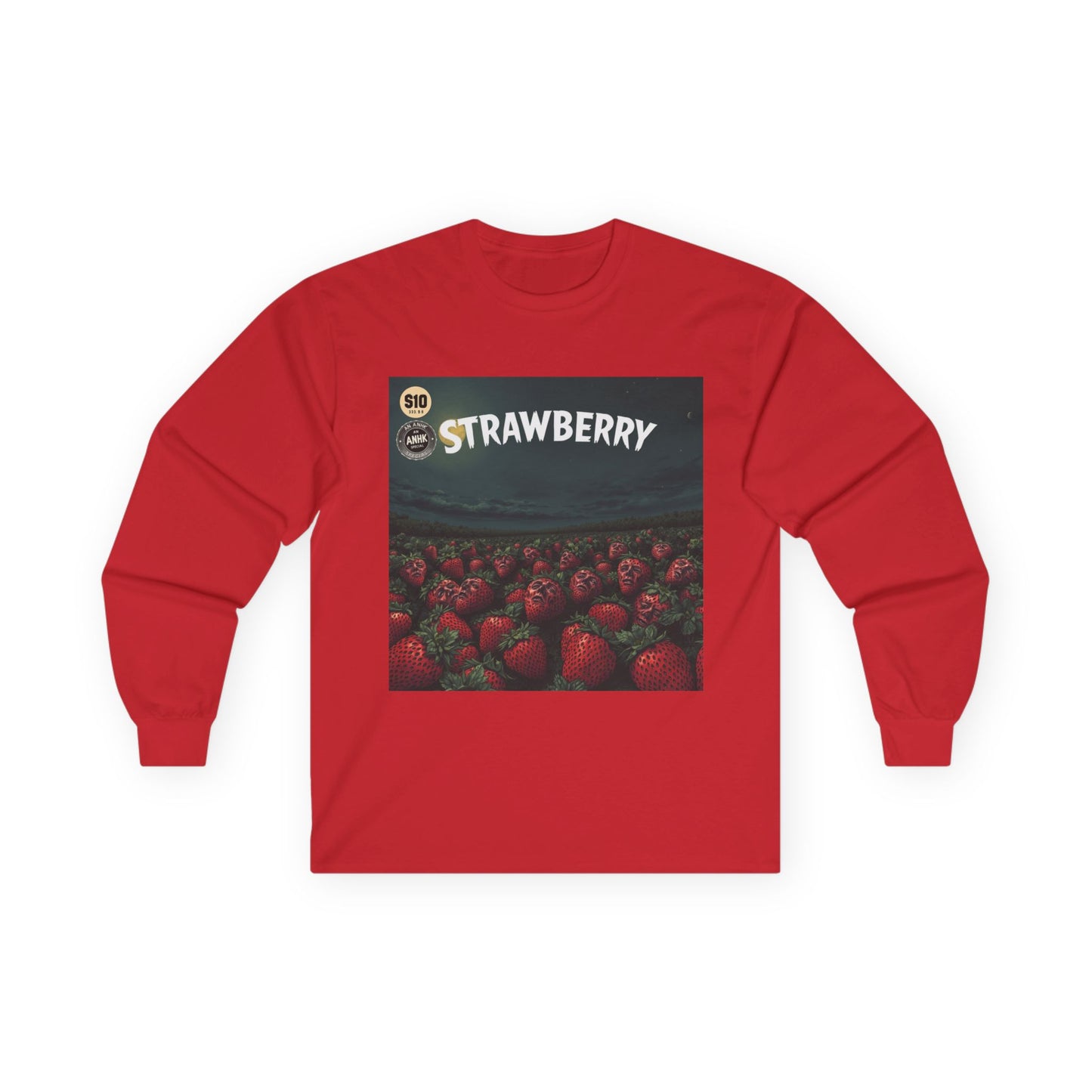 Vintage Comic Cover Fatal Strawberry Fields Unisex Ultra Cotton Long Sleeve Tee