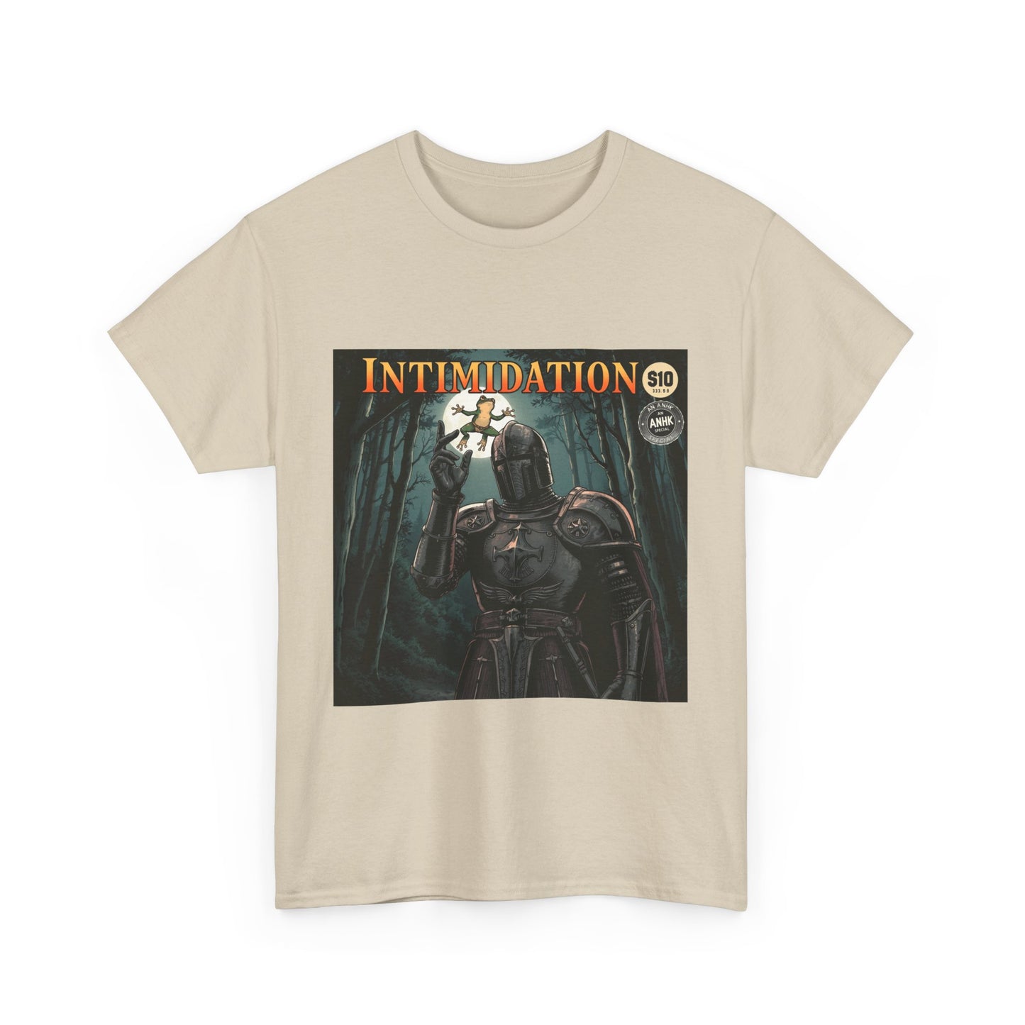 Vintage Comic Cover Intimidation Unisex Heavy Cotton Tee