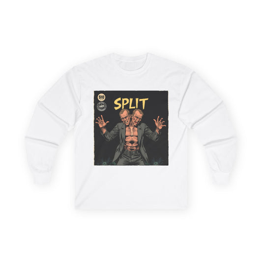 Vintage Comic Cover 'Split' Long Sleeve Graphic Tee