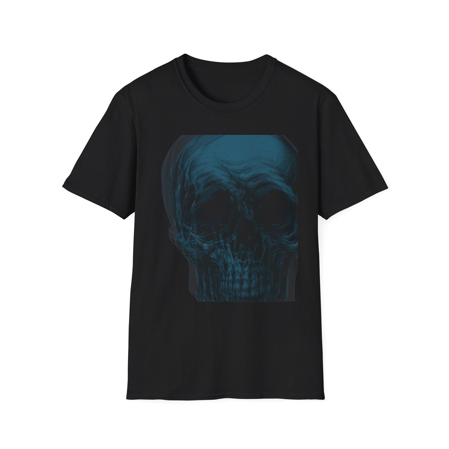 Skelly Goth Skull Graphic Unisex Softstyle T-Shirt