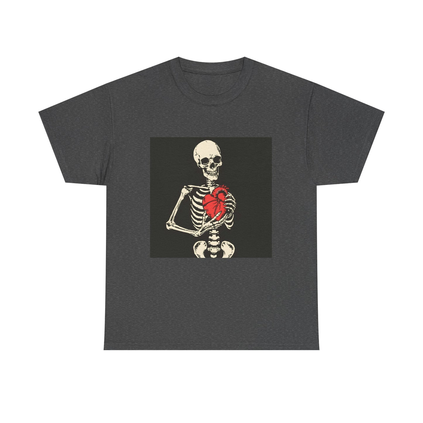 Skelly Goth Heart Unisex Heavy Cotton Tee