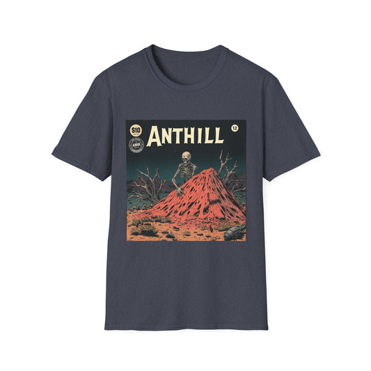 Vintage Comic Cover 'Anthill' Skeleton Art Unisex Softstyle T-Shirt