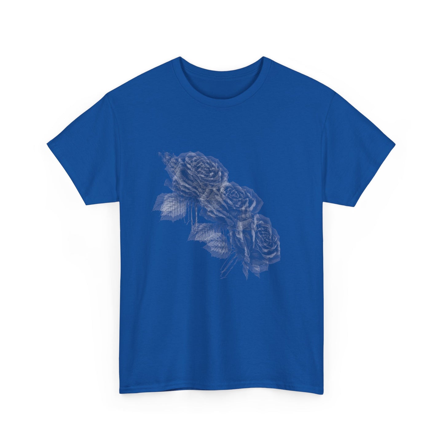 Y2k Gothic Faded Rose Unisex Heavy Cotton Tee
