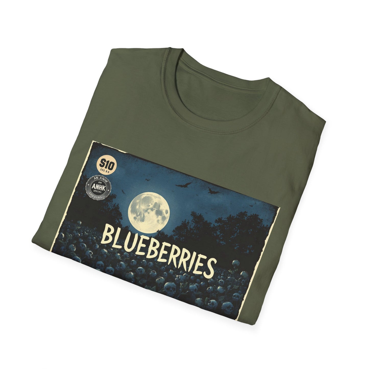 Vintage Comic Cover 'Fatal Blueberries' Graphic T-Shirt