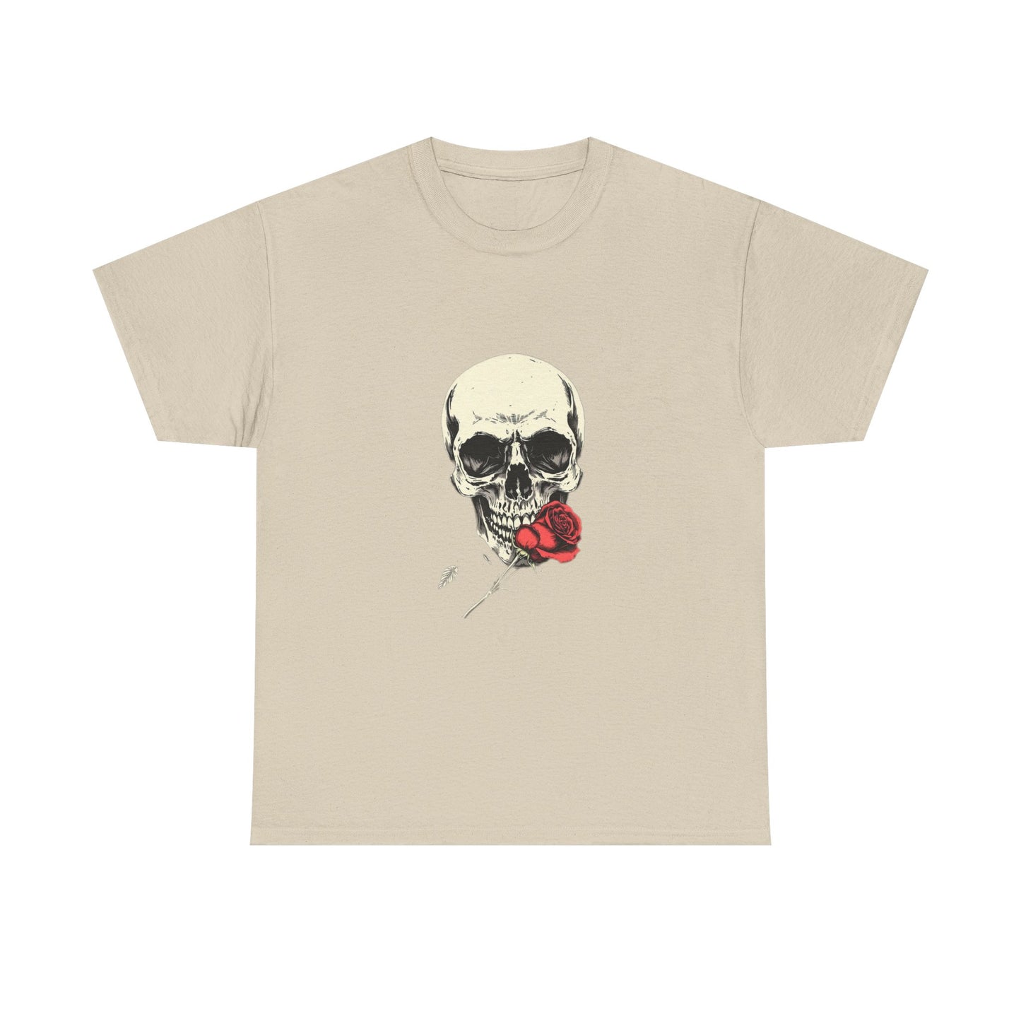Gothic Y2k Skull Rose Unisex Tee