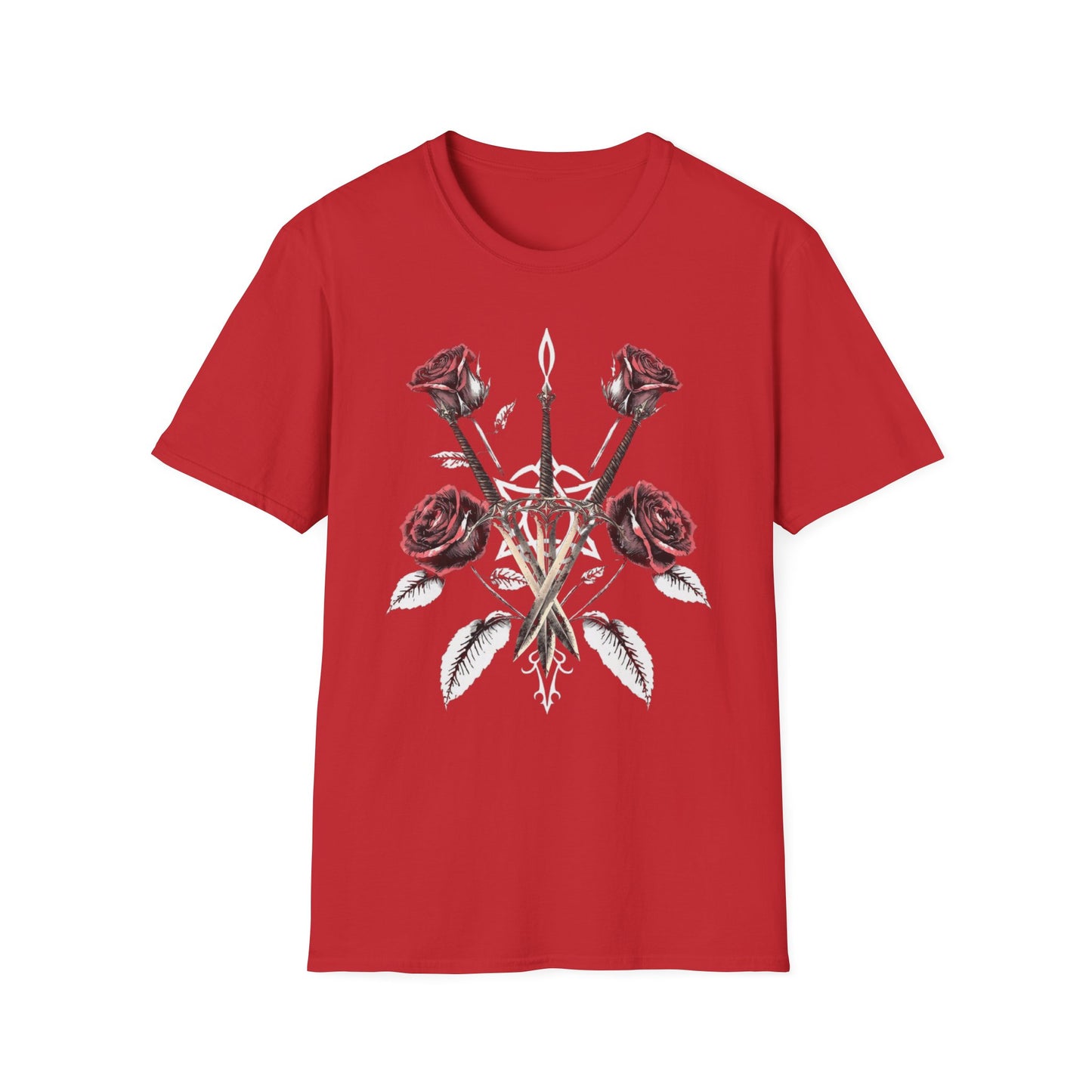 Gothic Y2k Rose & Sword Unisex T-Shirt