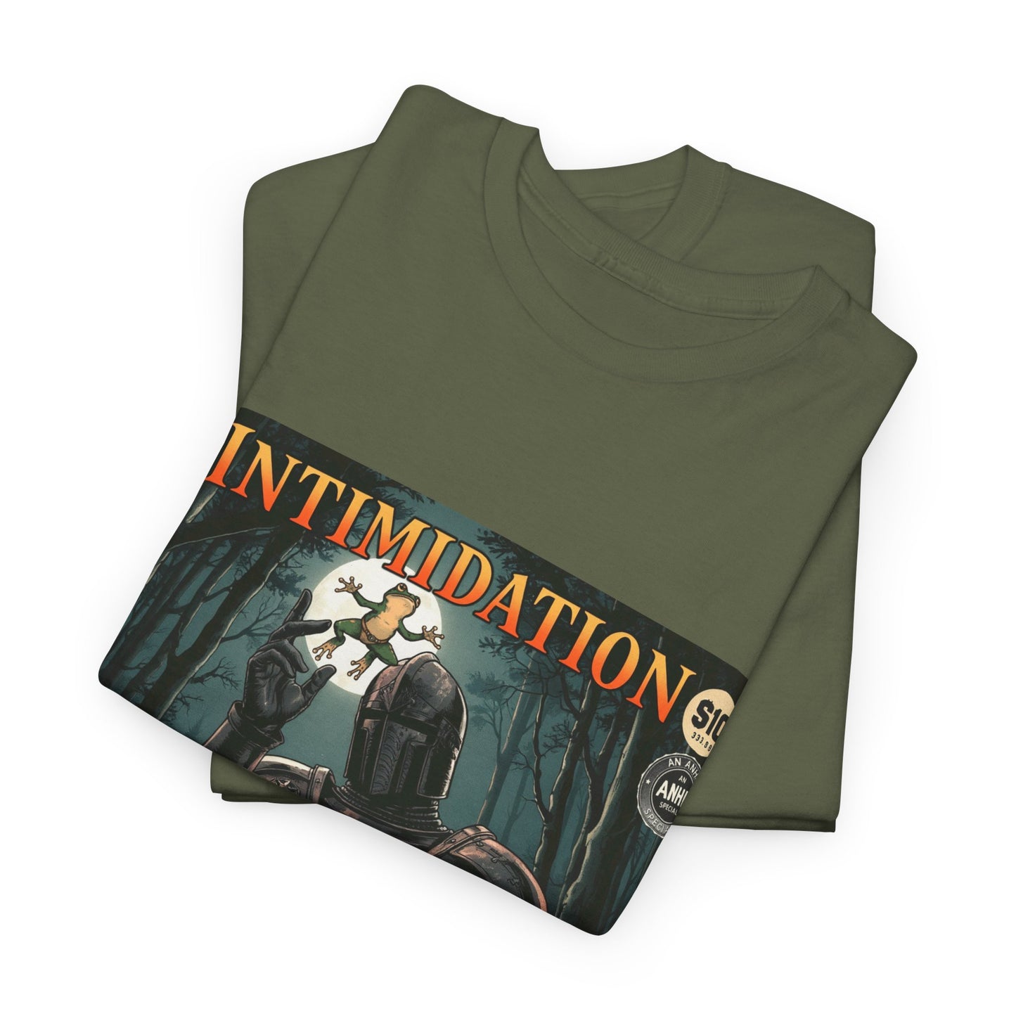 Vintage Comic Cover Intimidation Unisex Heavy Cotton Tee
