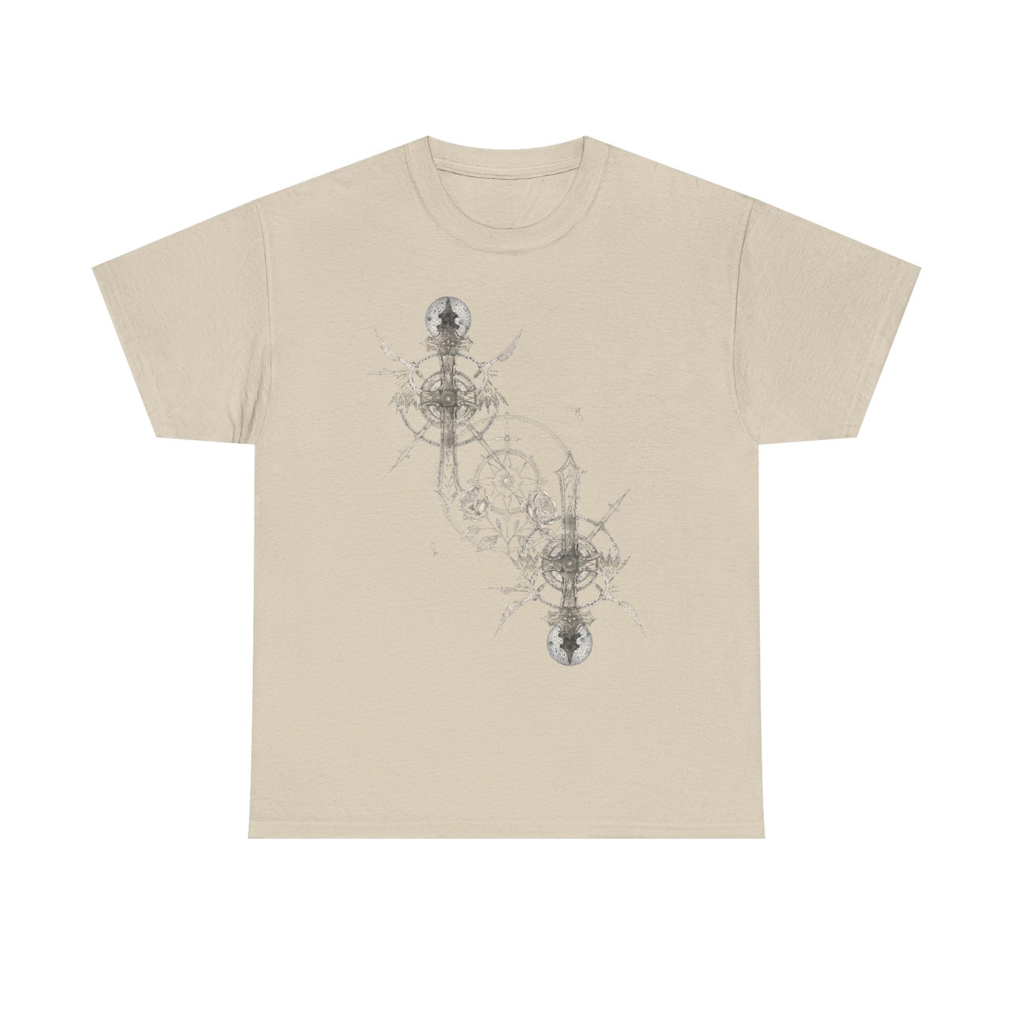 Gothic Y2k Cross Unisex Heavy Cotton Tee