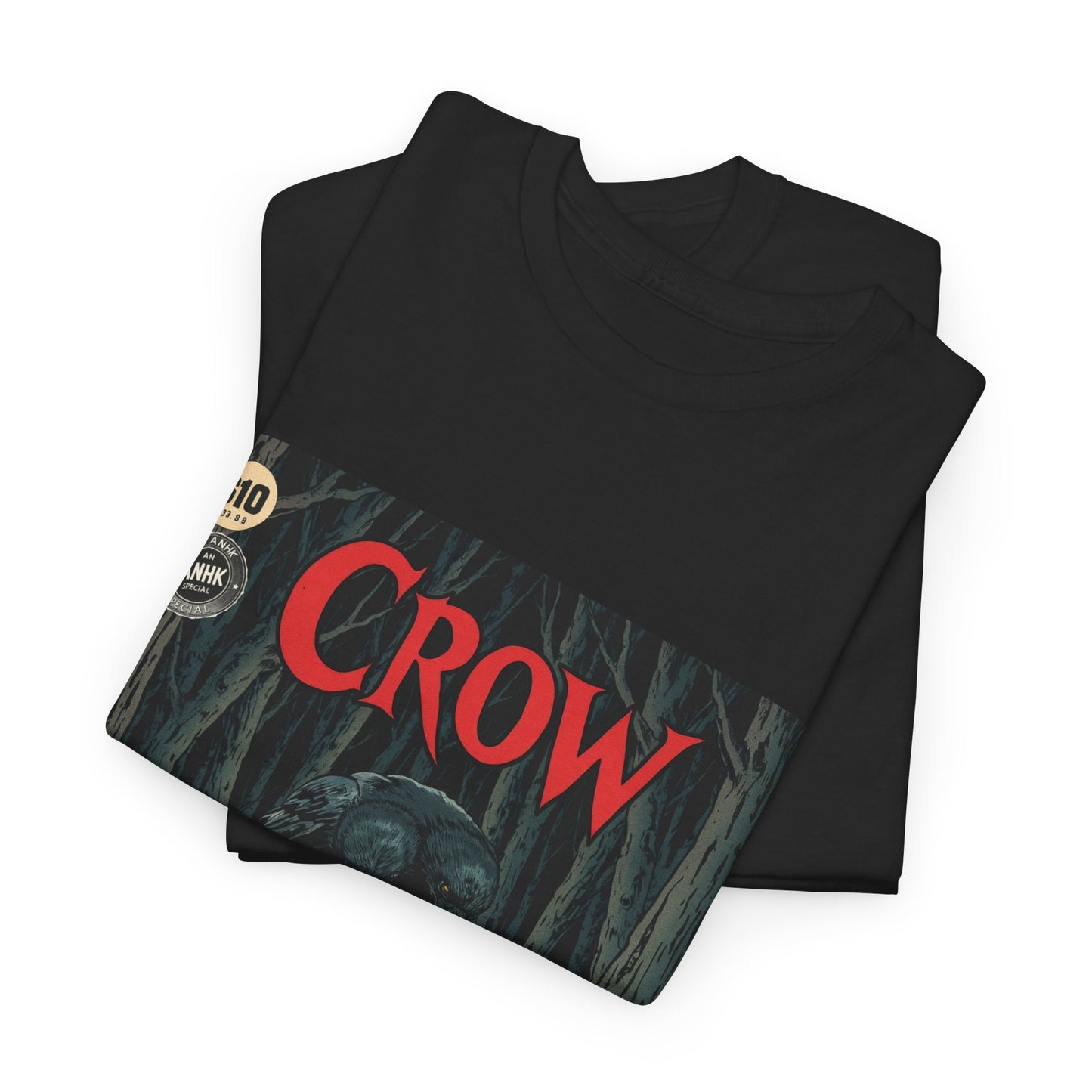 Vintage Comic Cover Crow Graphic Tee