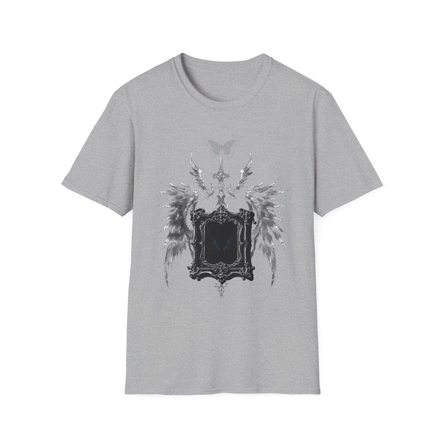Gothic Angel Wings T-Shirt, Unisex Graphic Tee