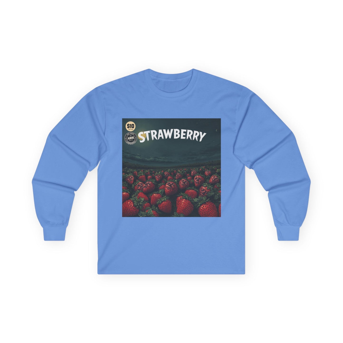 Vintage Comic Cover Fatal Strawberry Fields Unisex Ultra Cotton Long Sleeve Tee