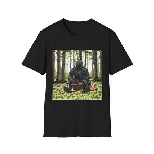 Vintage Comic Cover Forest Knight Unisex Softstyle T-Shirt