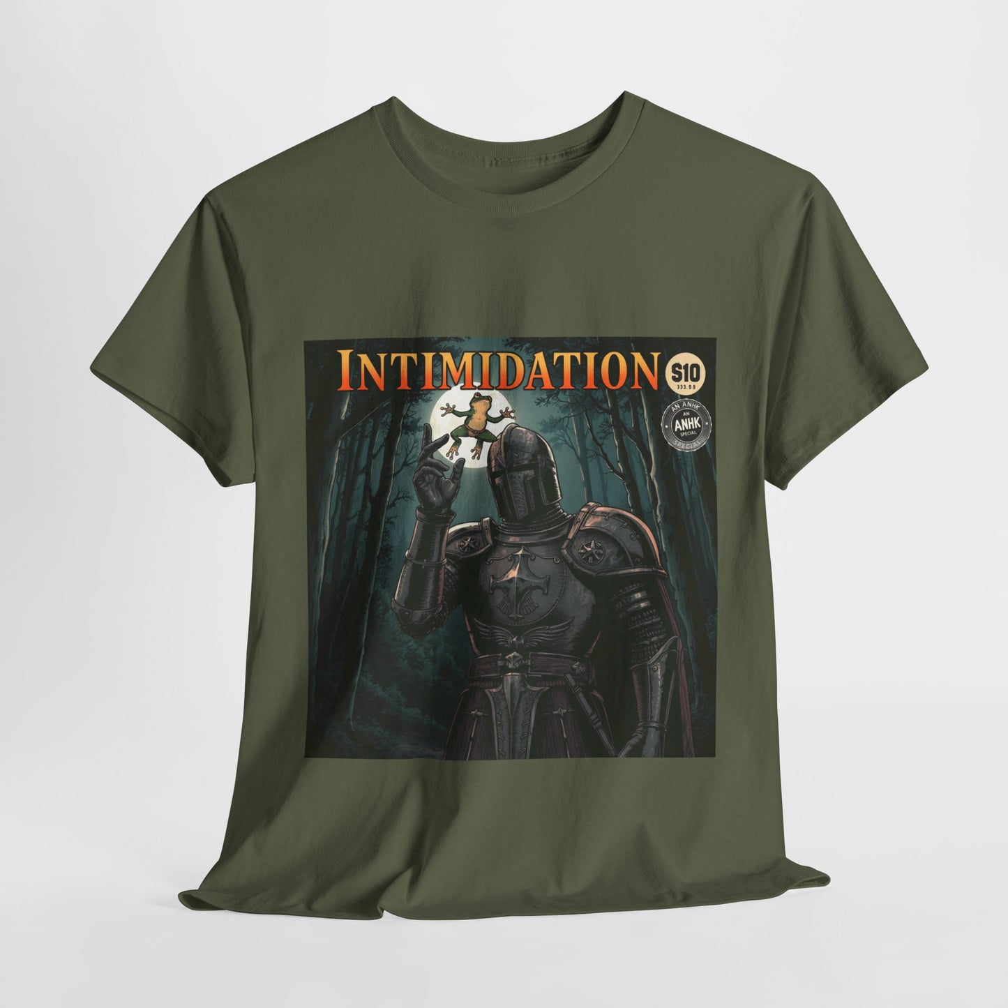 Vintage Comic Cover Intimidation Unisex Heavy Cotton Tee