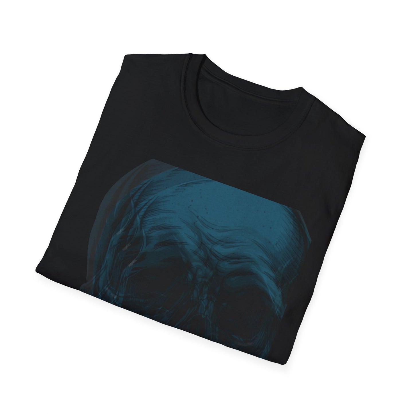 Skelly Goth Skull Graphic Unisex Softstyle T-Shirt