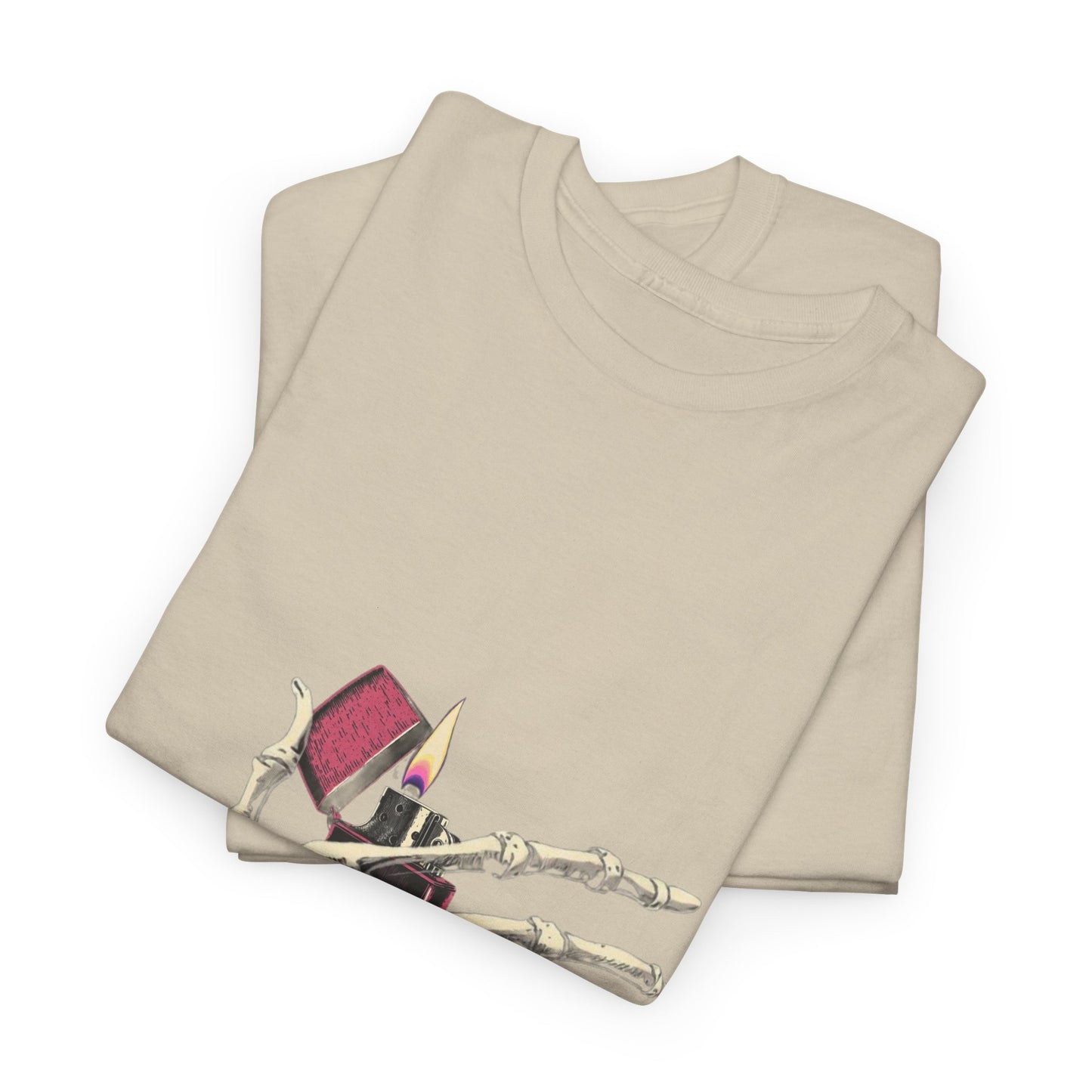 Skelly Goth Lighter Heavy Cotton Tee