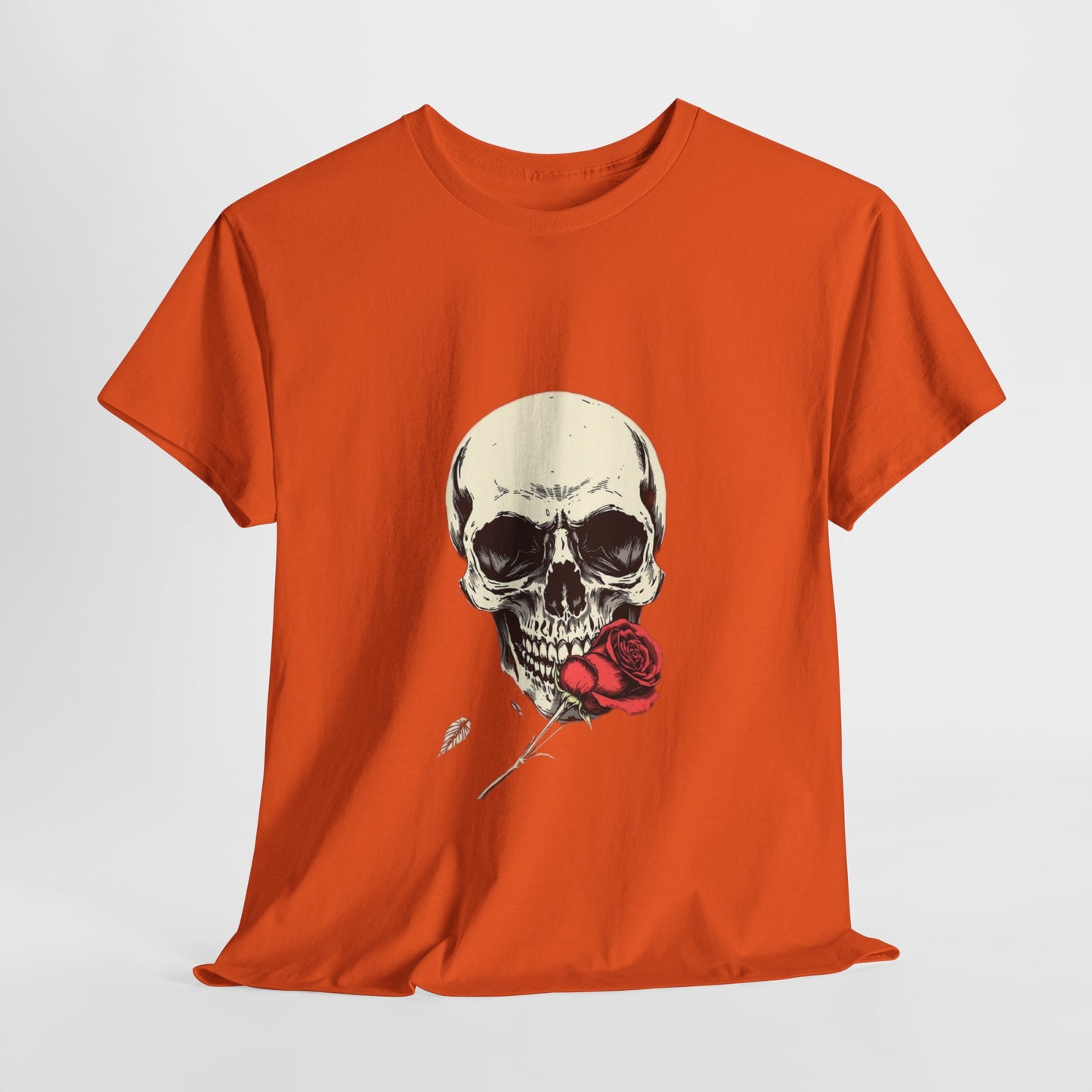 Gothic Y2k Skull Rose Unisex Tee
