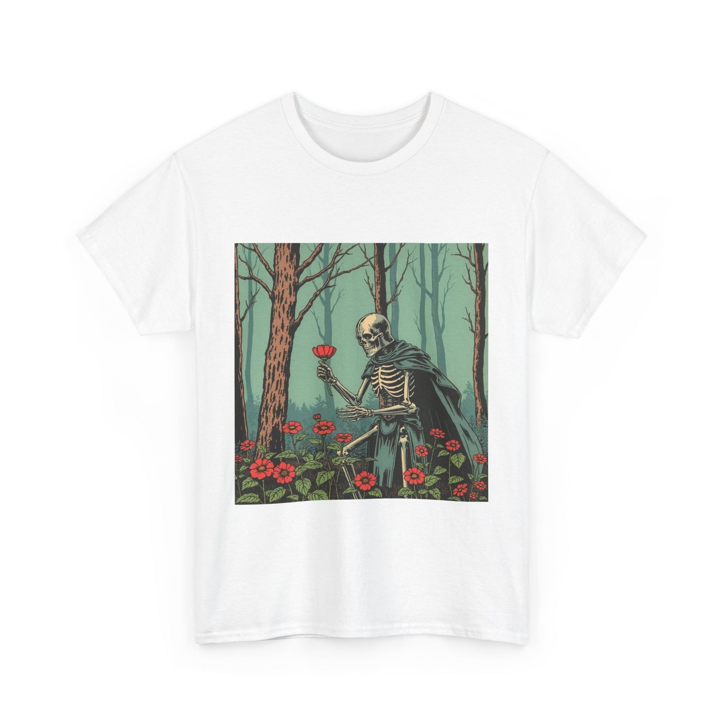 Skeleton in the Woods Unisex Heavy Cotton T-Shirt