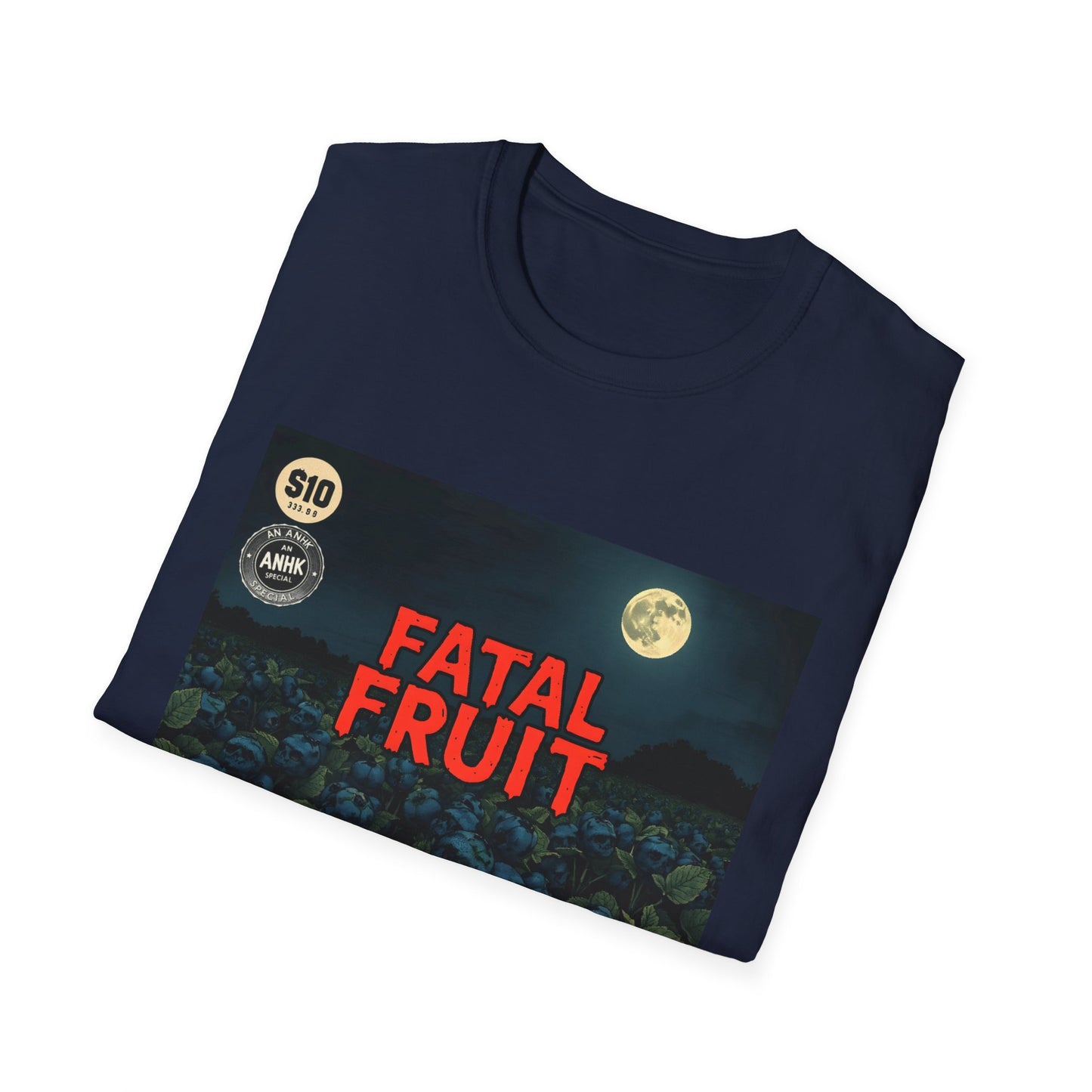 Vintage Comic Cover 'Fatal Fruit' Unisex Softstyle T-Shirt