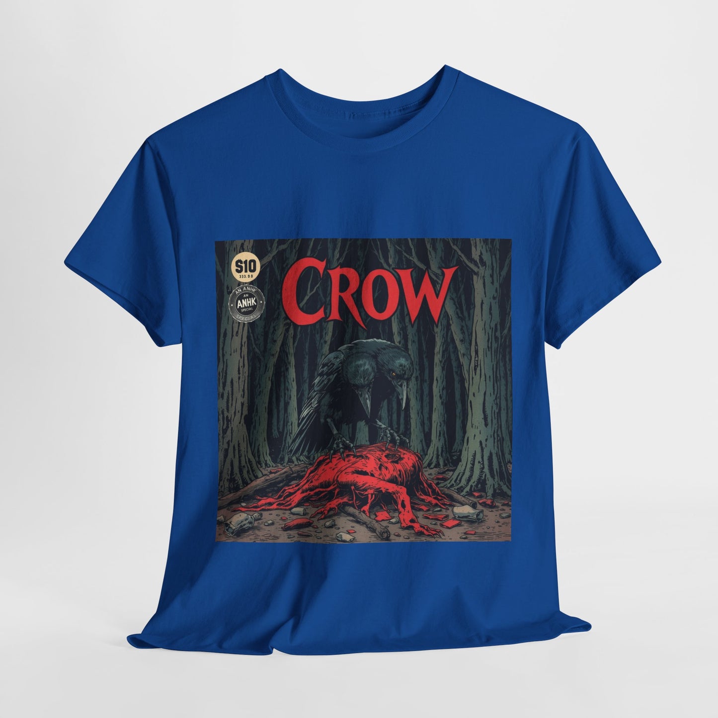 Vintage Comic Cover Crow Graphic Tee