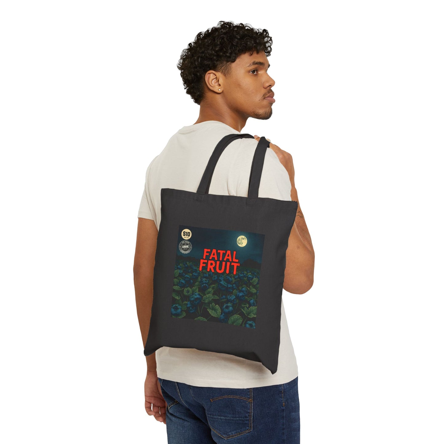 Fatal Fruit Art Cotton Canvas Tote Bag