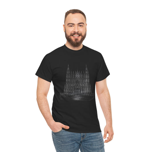 Gothic Cathedral Unisex Heavy Cotton Tee