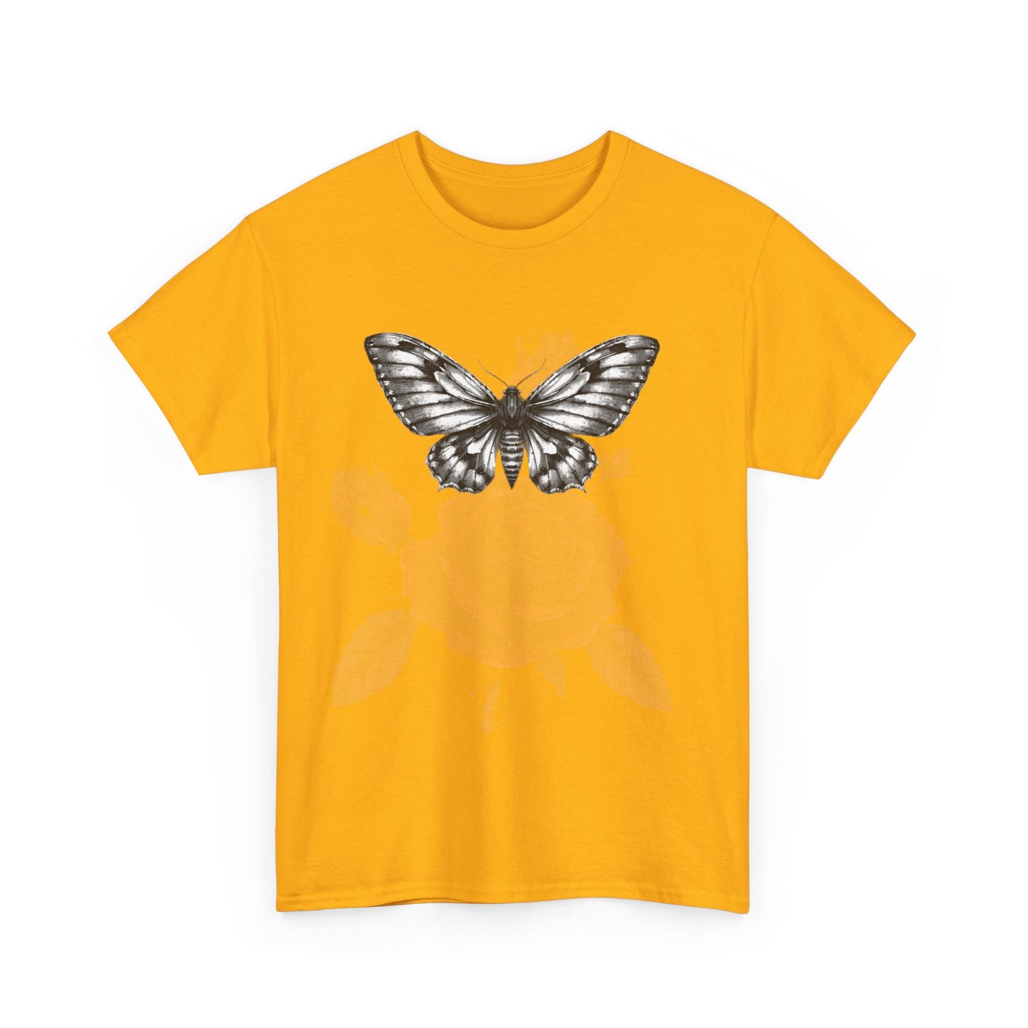 Gothic Y2k Butterfly Graphic Unisex Heavy Cotton Tee