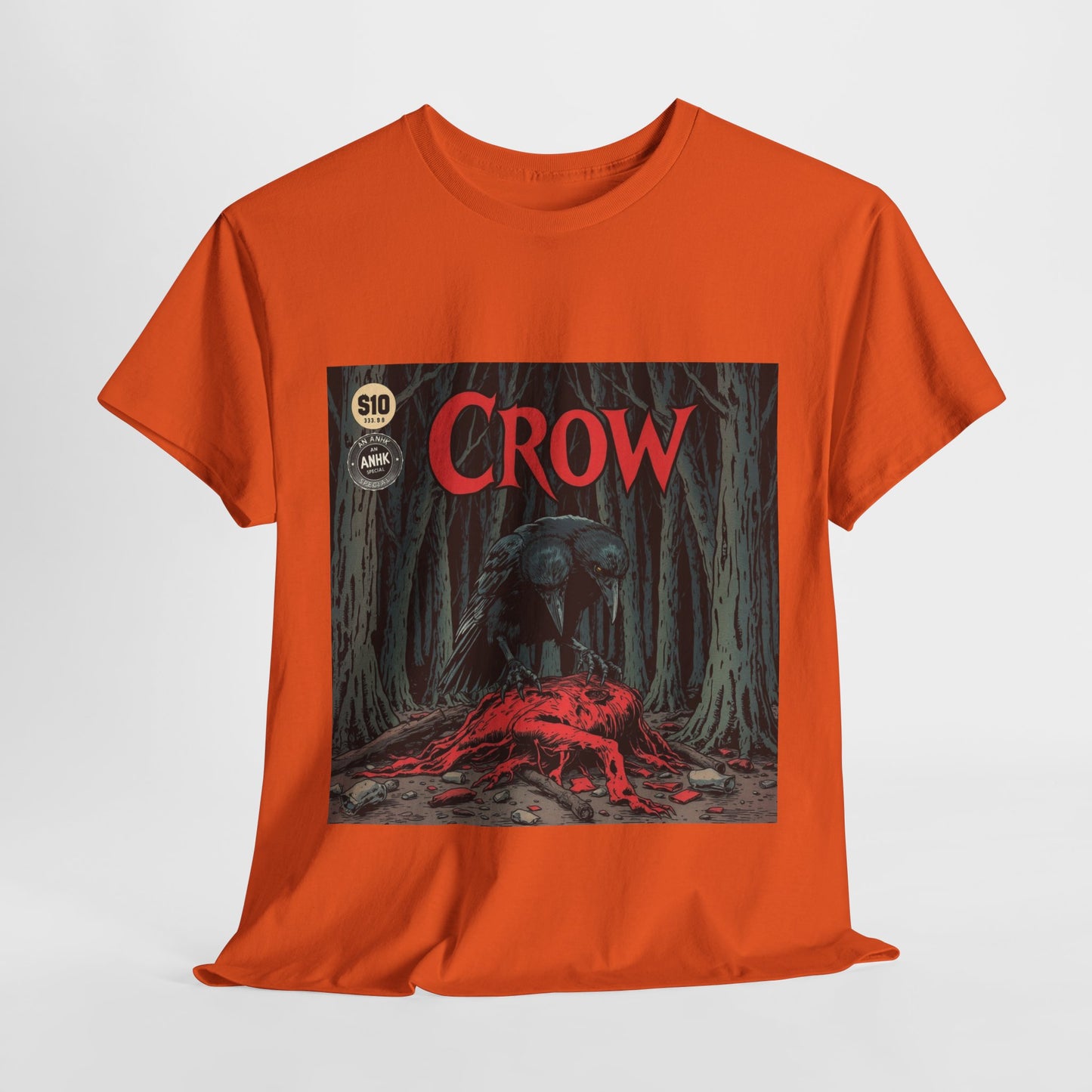 Vintage Comic Cover Crow Graphic Tee