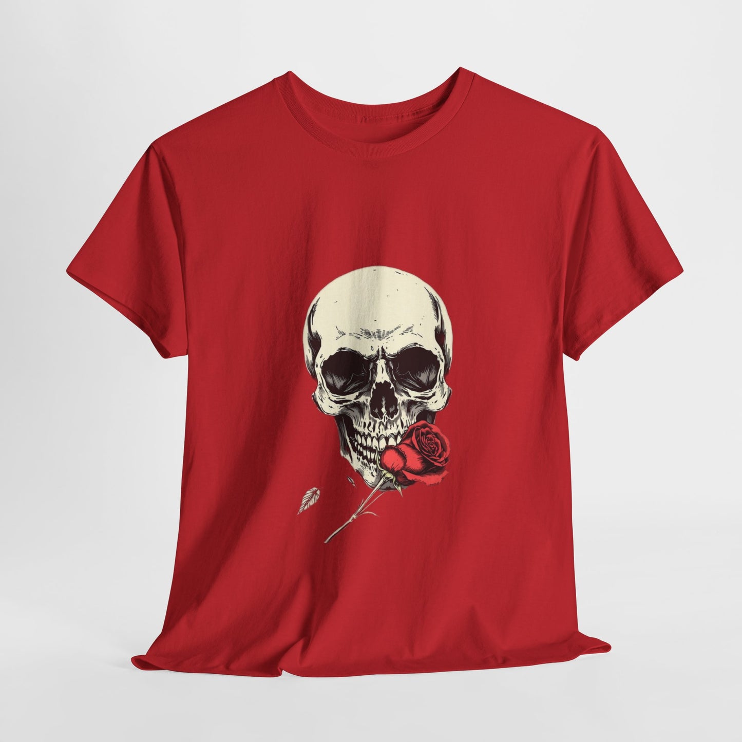 Gothic Y2k Skull Rose Unisex Tee