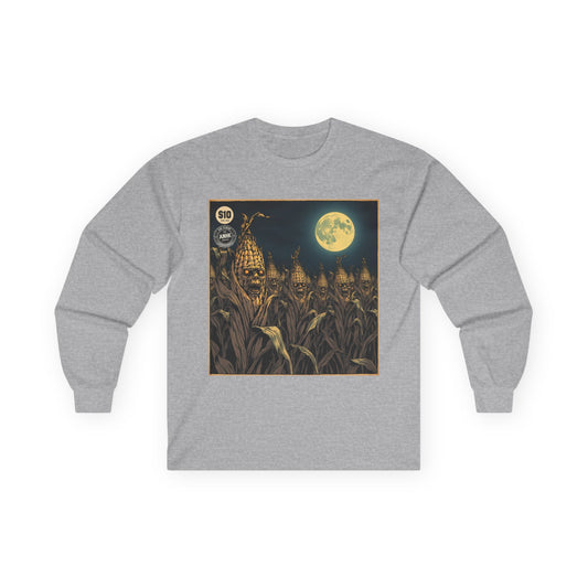 Vintage Comic Cover Fatal Newborn Popcorn Unisex Long Sleeve Tee