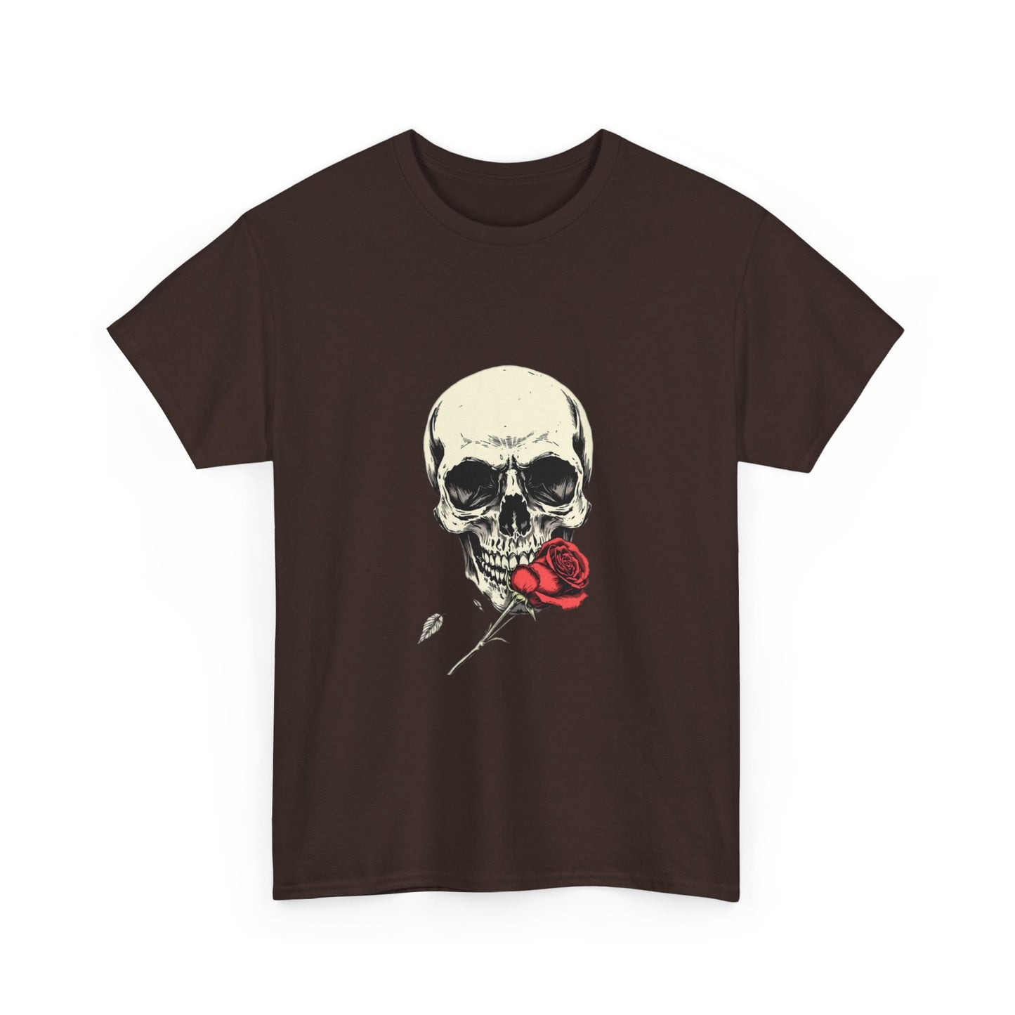 Gothic Y2k Skull Rose Unisex Tee