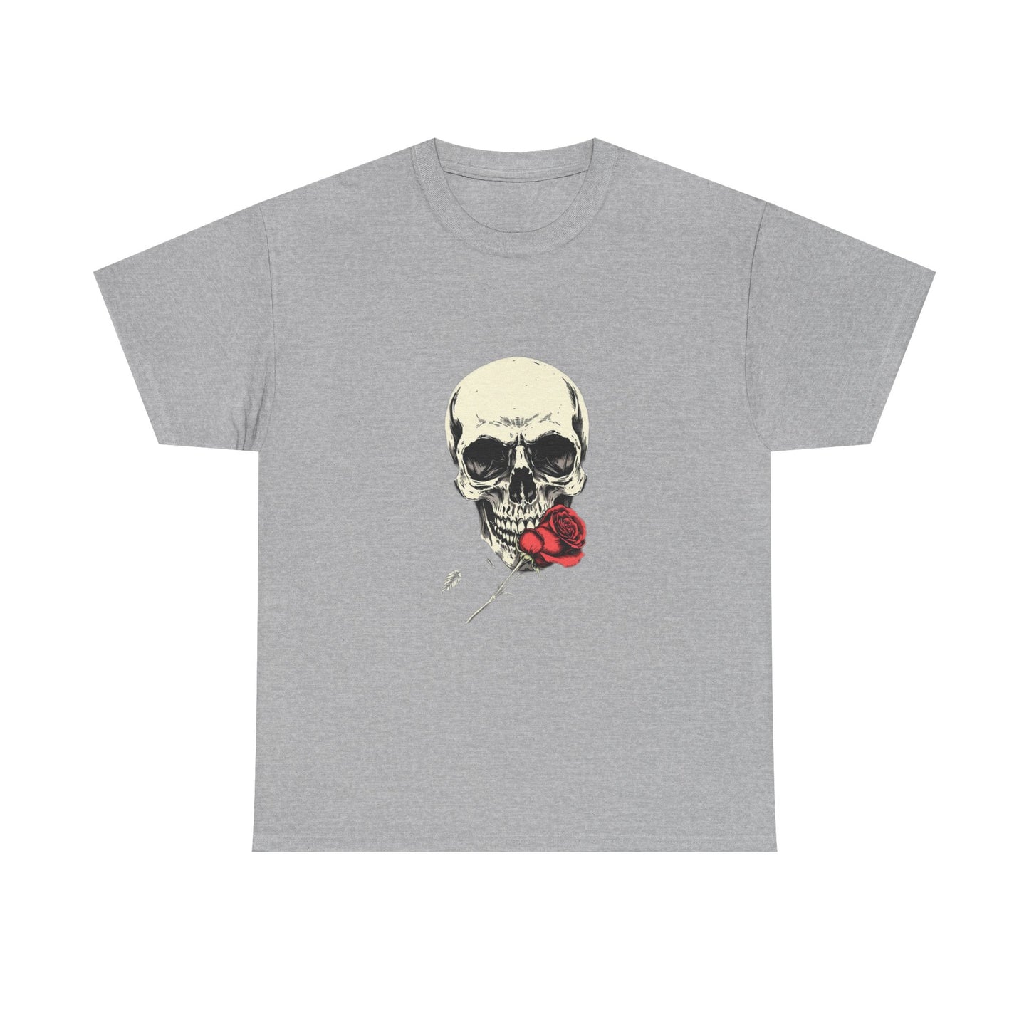 Gothic Y2k Skull Rose Unisex Tee