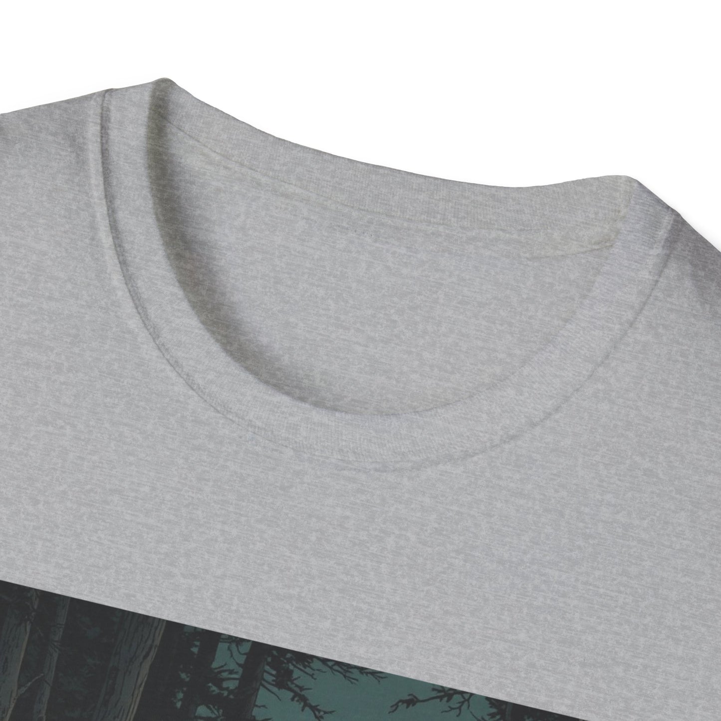 Vintage Comic Cover Knight And Racoon Moonlit Campfire Unisex T-Shirt