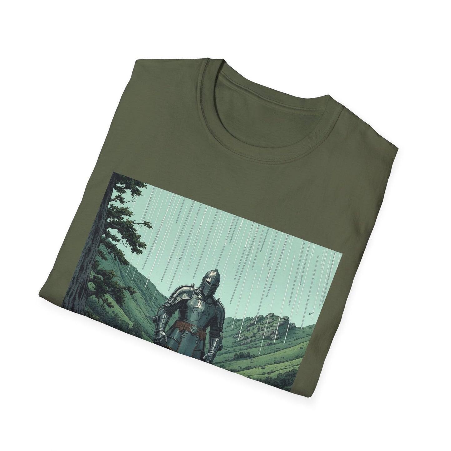 Vintage Comic Cover 'Knight Of Cats' T-Shirt