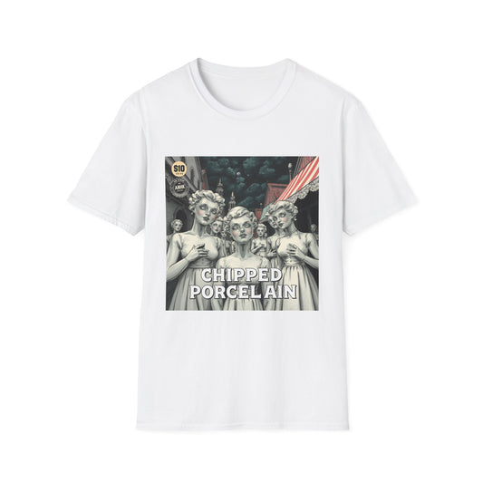 Vintage Comic Cover 'Chipped Porcelain' Art Unisex Softstyle T-Shirt
