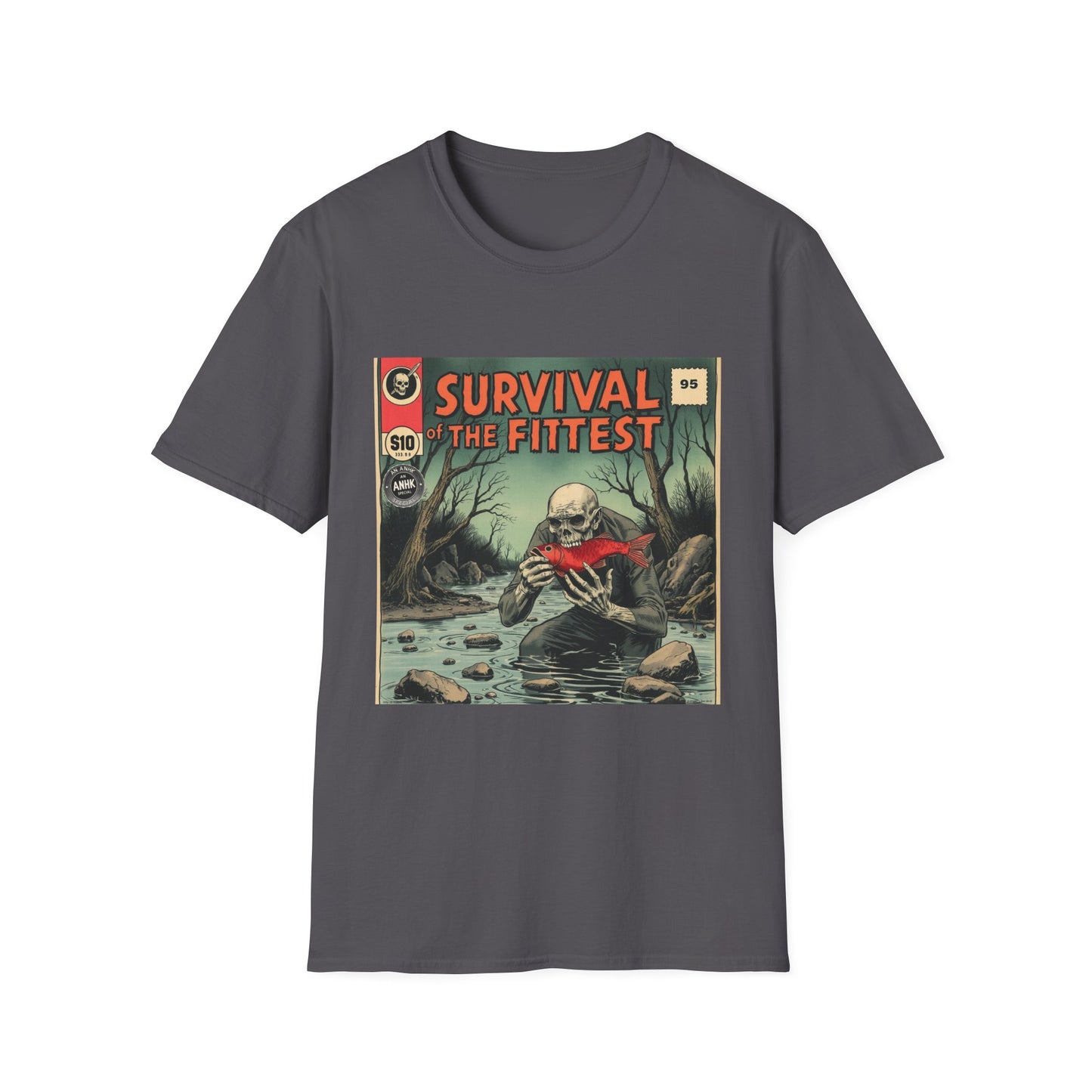 Vintage Comic Cover 'Survival of the Fittest' T-Shirt