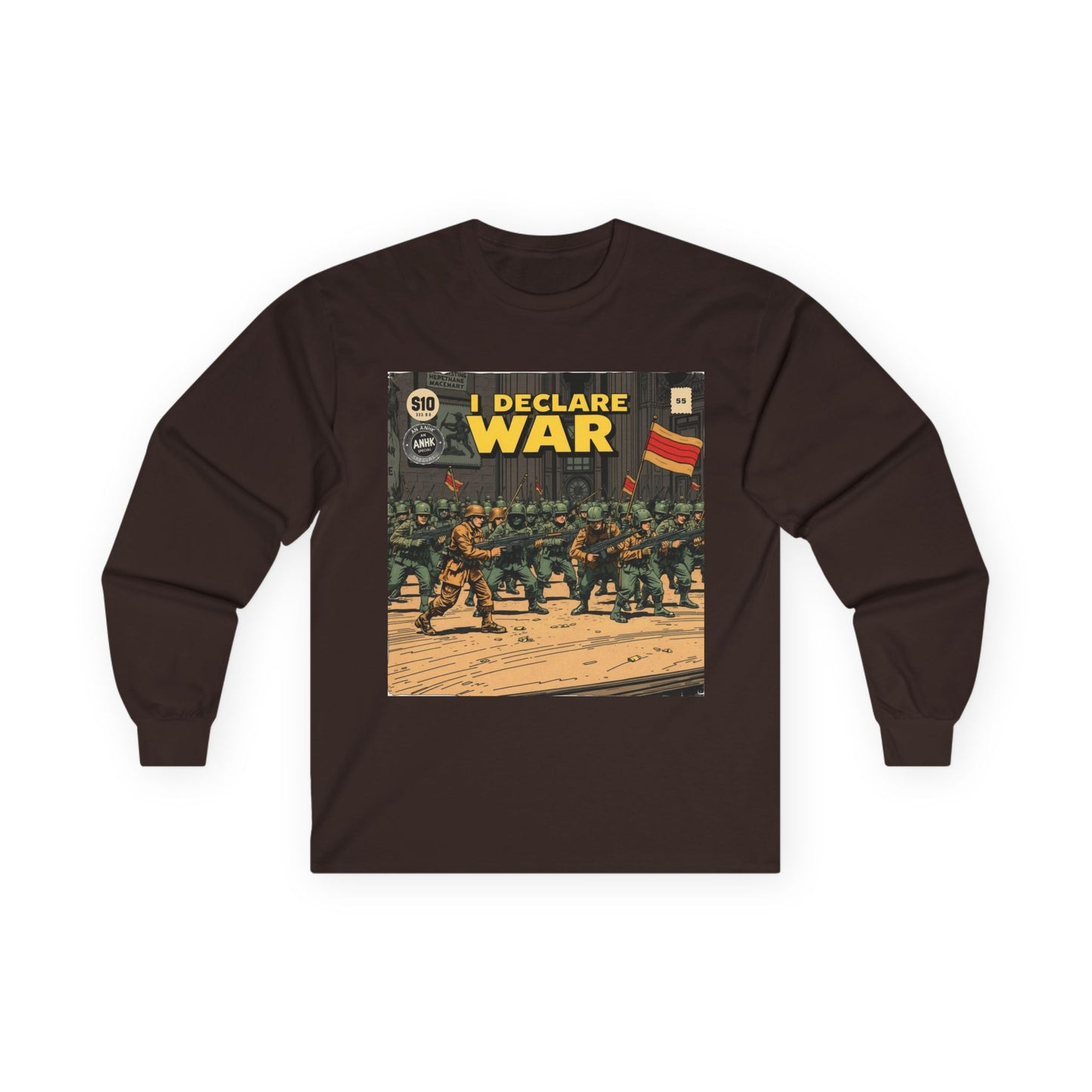 Unisex Graphic Long Sleeve Tee - I Declare War