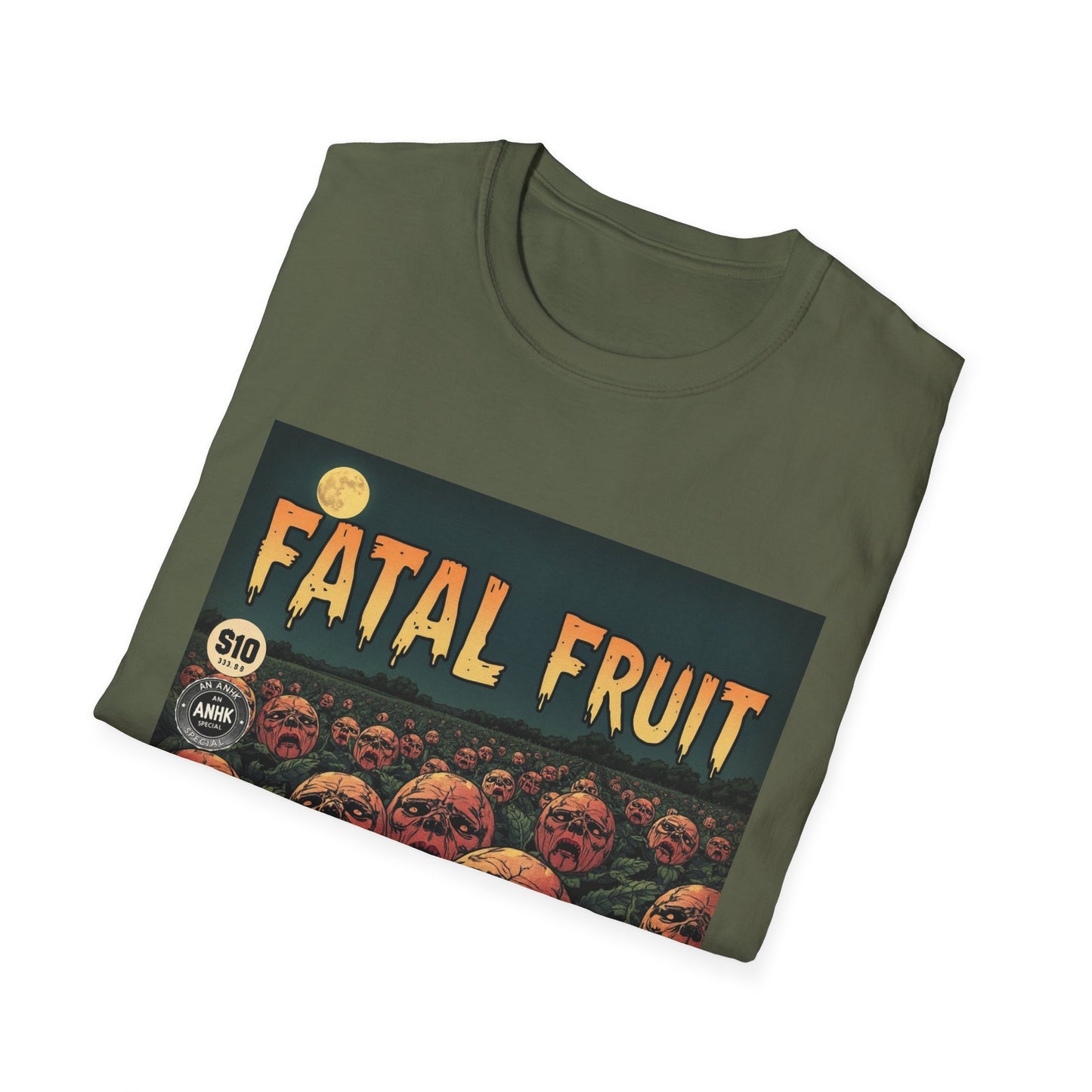 Vintage Comic Cover 'Fatal Fruit' Unisex Softstyle T-Shirt