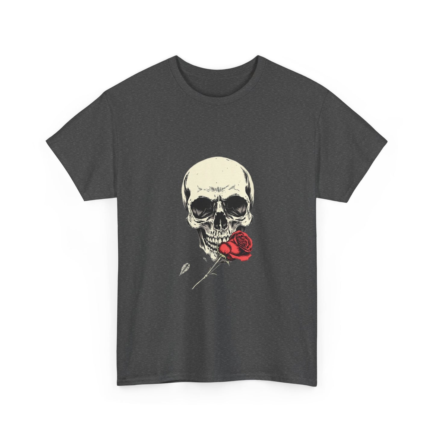 Gothic Y2k Skull Rose Unisex Tee