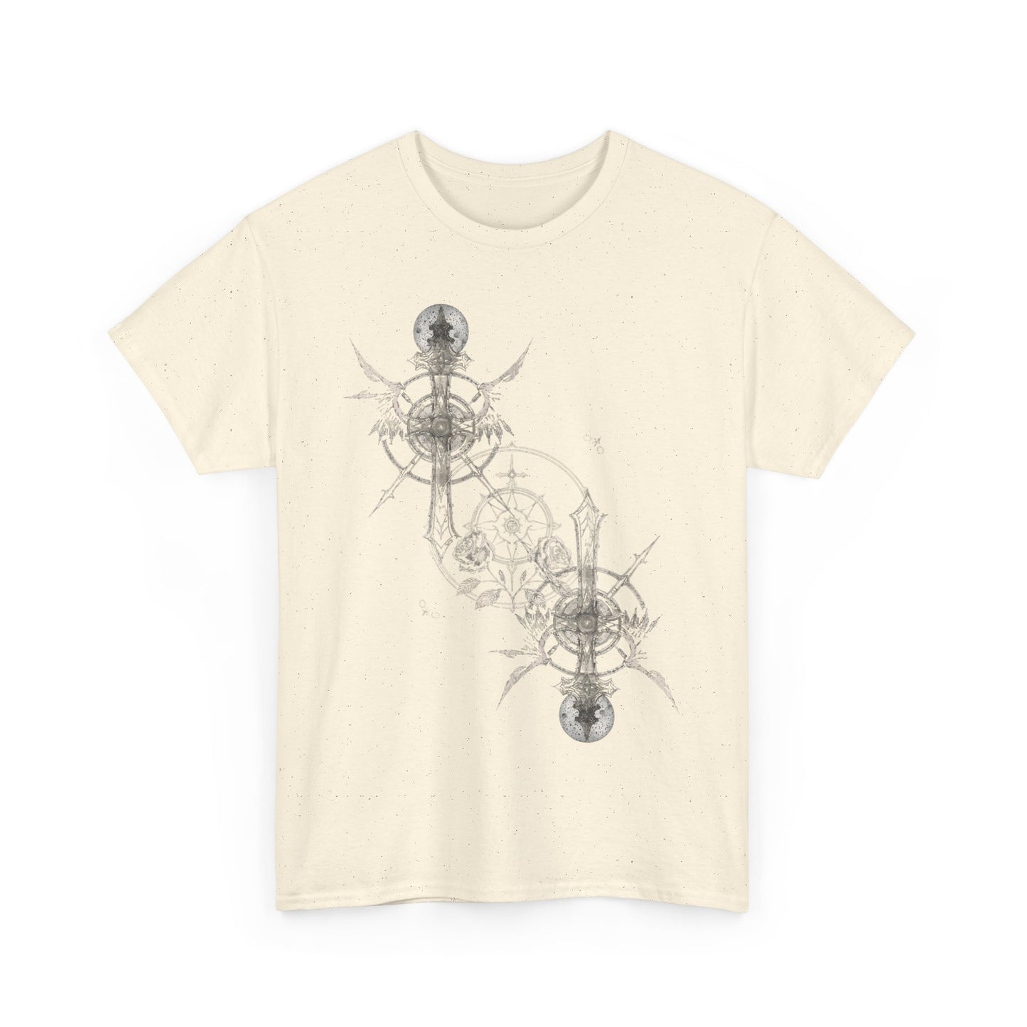 Gothic Y2k Cross Unisex Heavy Cotton Tee