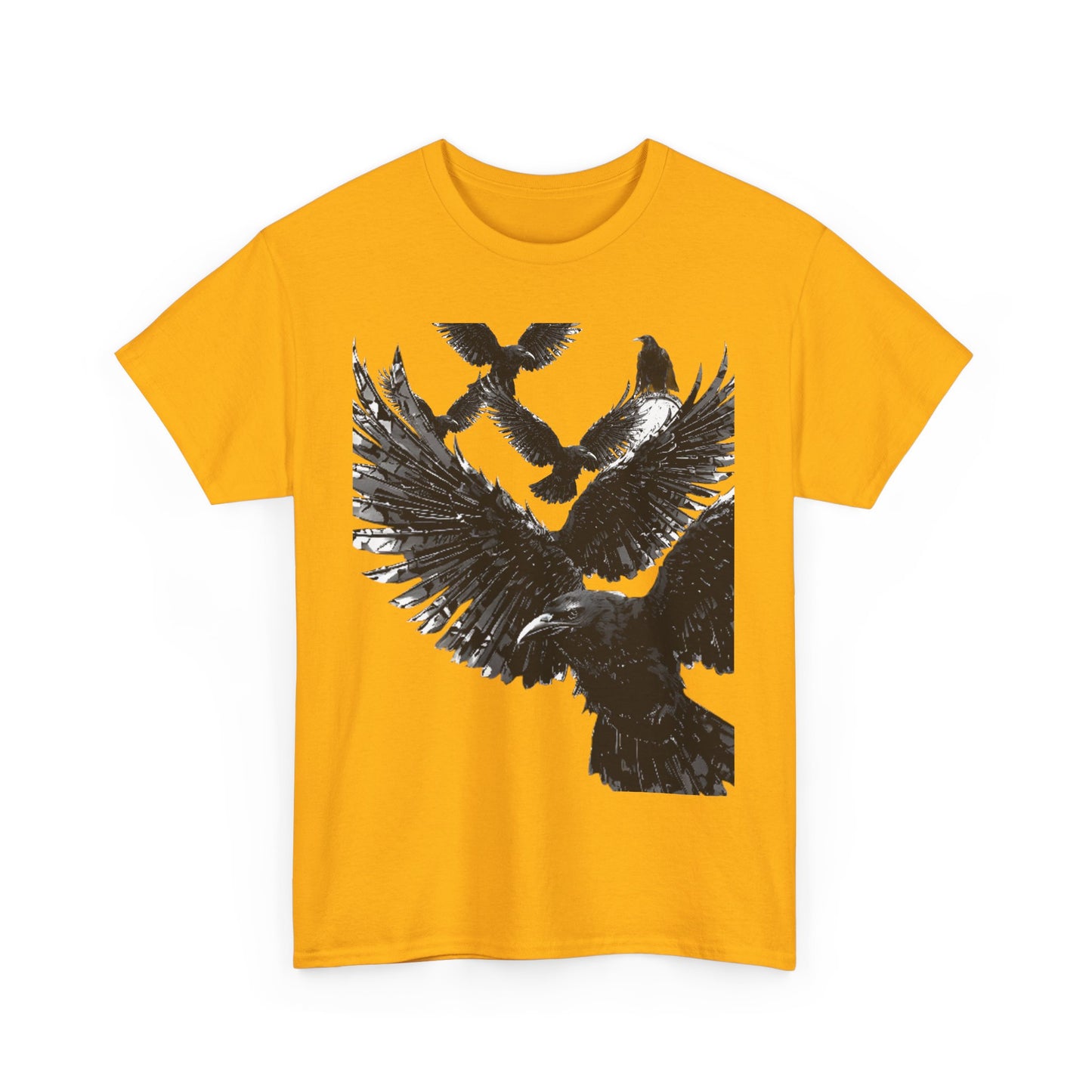 Gothic Raven Crow Graphic Tee