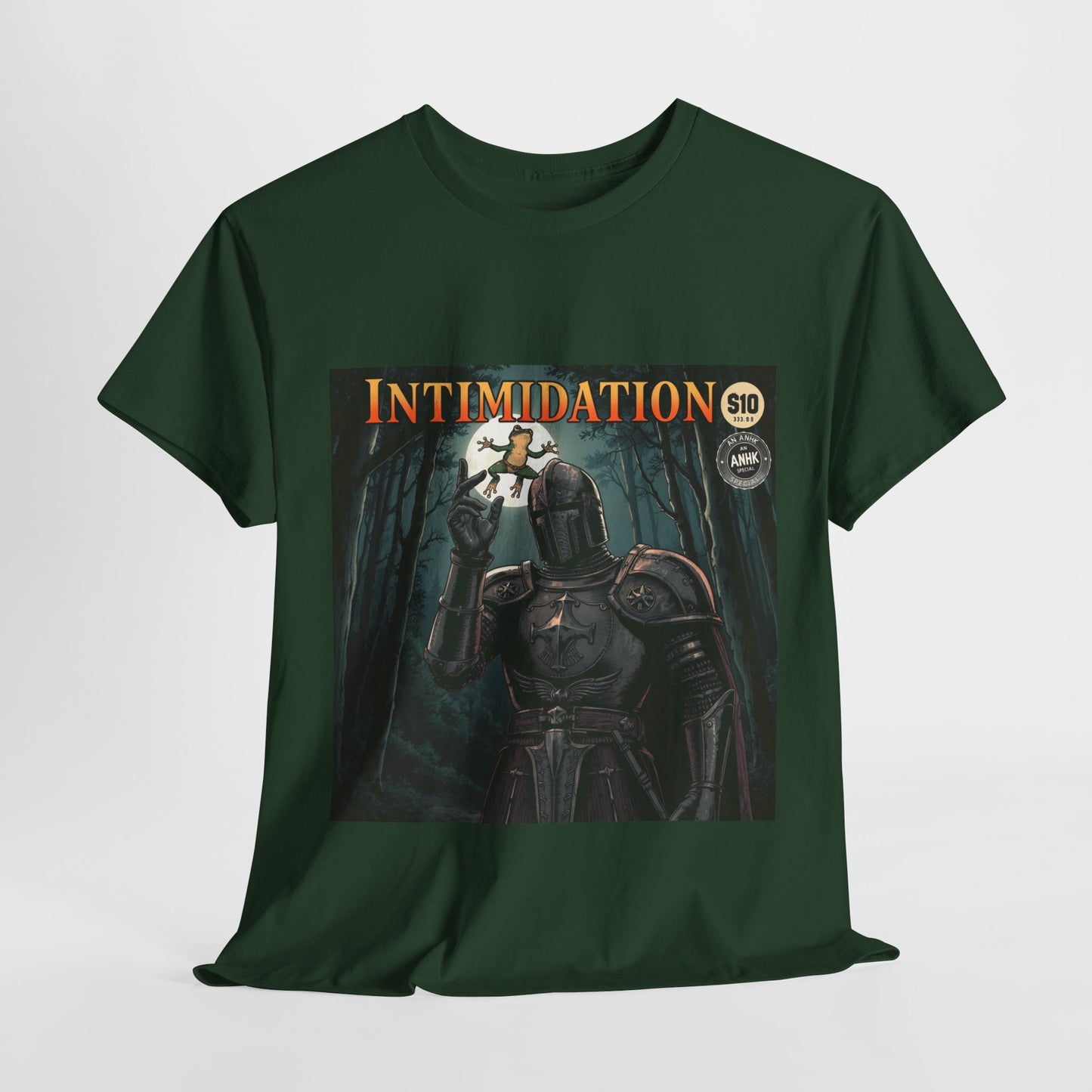 Vintage Comic Cover Intimidation Unisex Heavy Cotton Tee