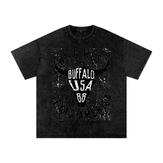 Acid Wash Oversize T-Shirt - 250 GSM
