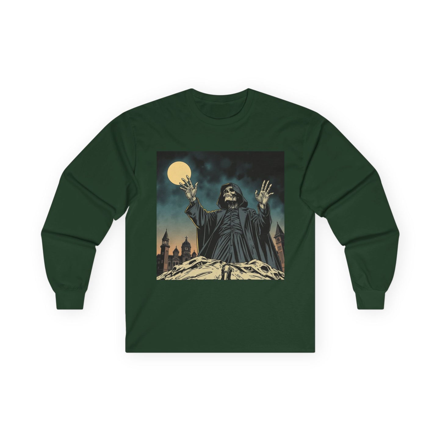 Skelly Goth Moonlit Ensemble Long Sleeve Tee