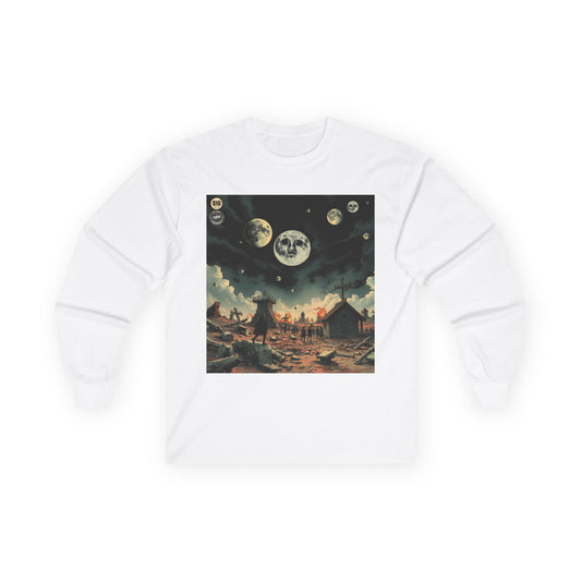 Vintage Comic Cover Cosmic Adventure Long Sleeve Tee