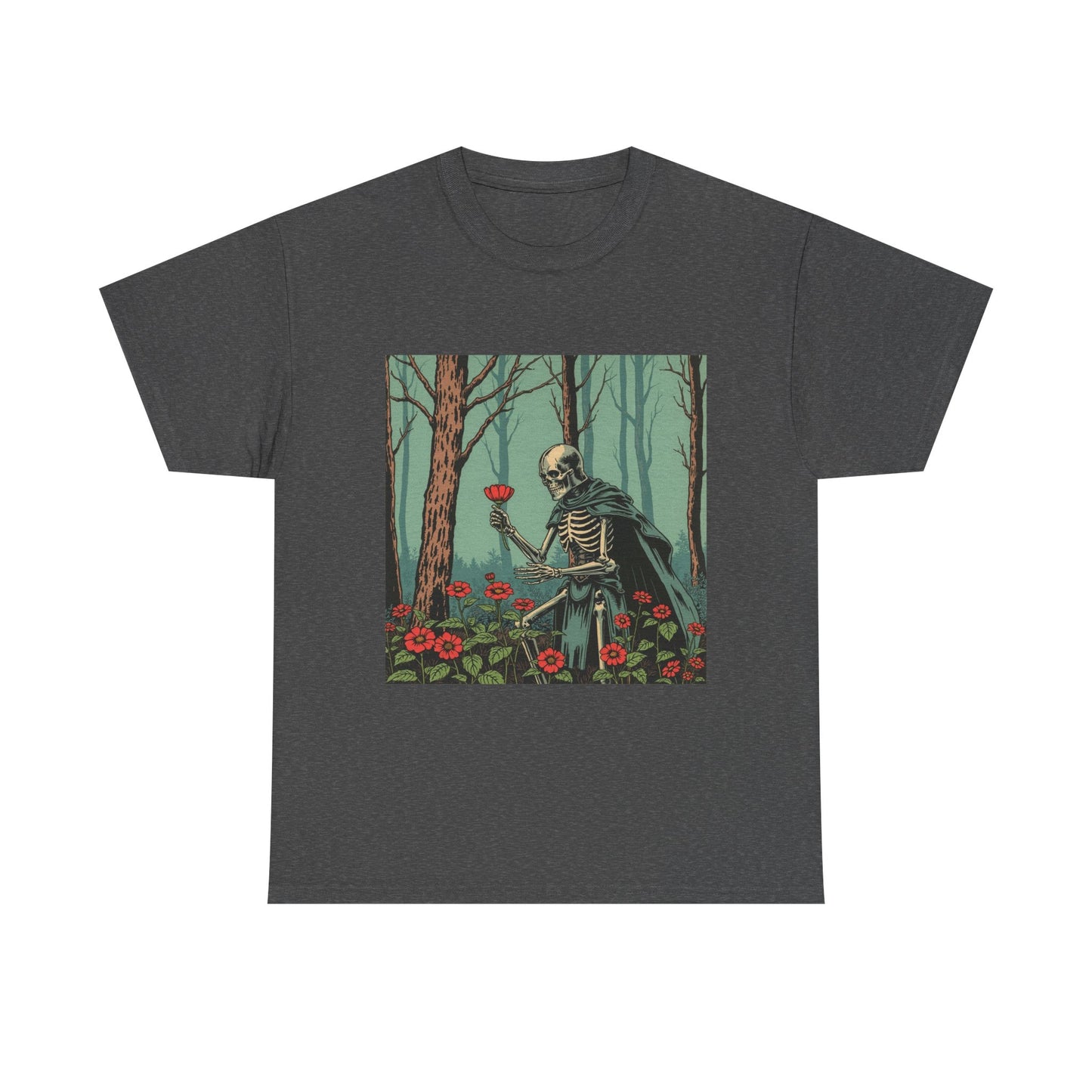 Skeleton in the Woods Unisex Heavy Cotton T-Shirt
