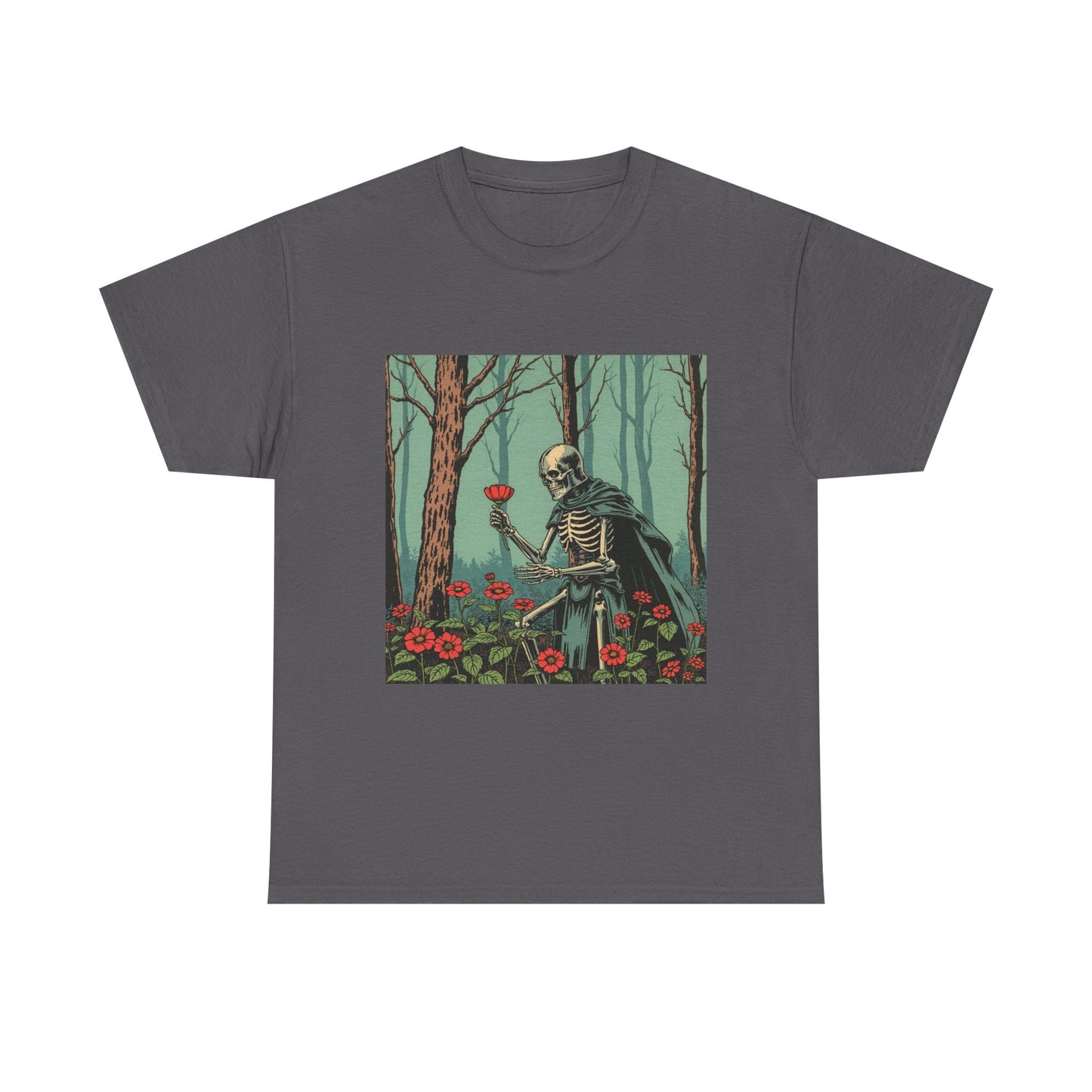 Skeleton in the Woods Unisex Heavy Cotton T-Shirt