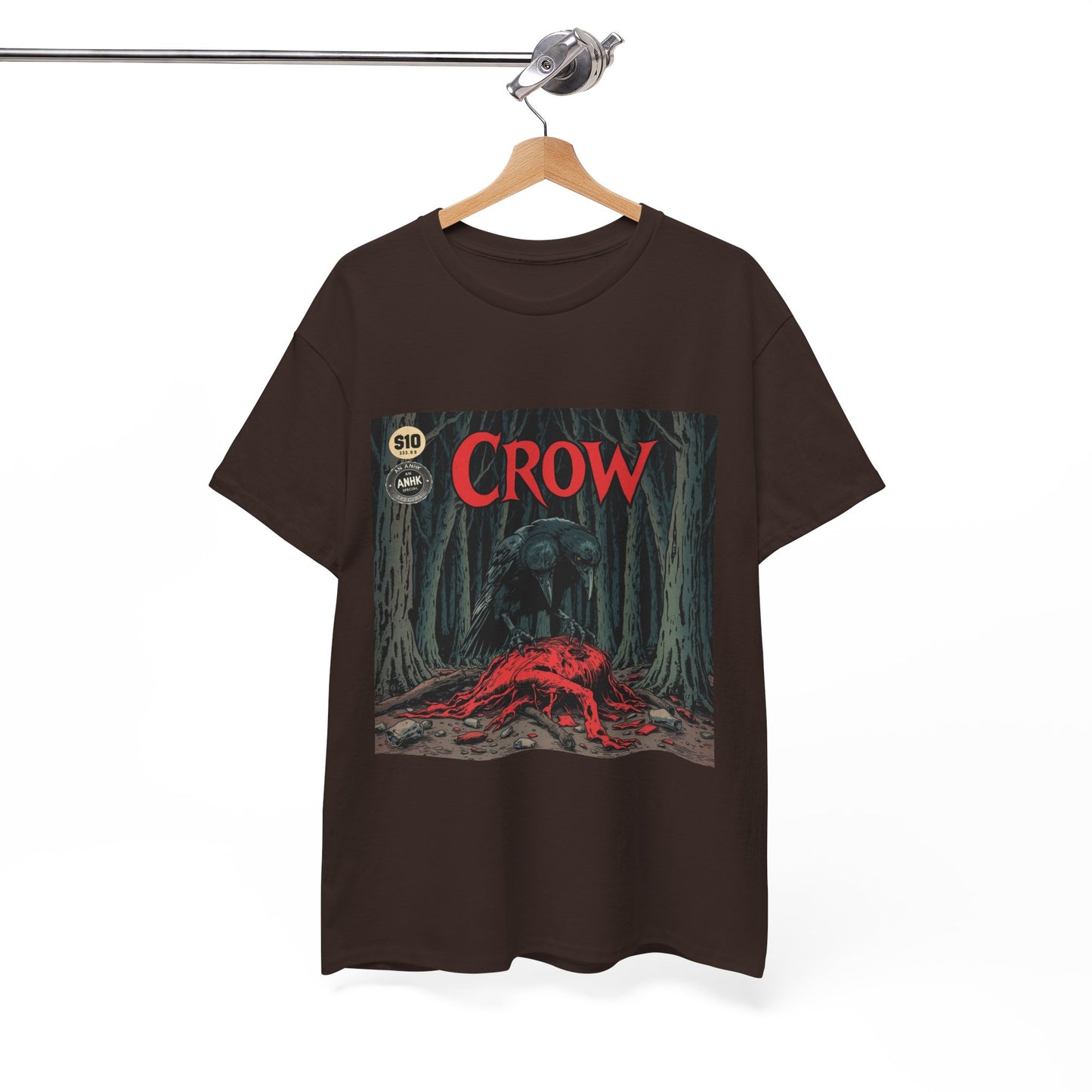 Vintage Comic Cover Crow Graphic Tee